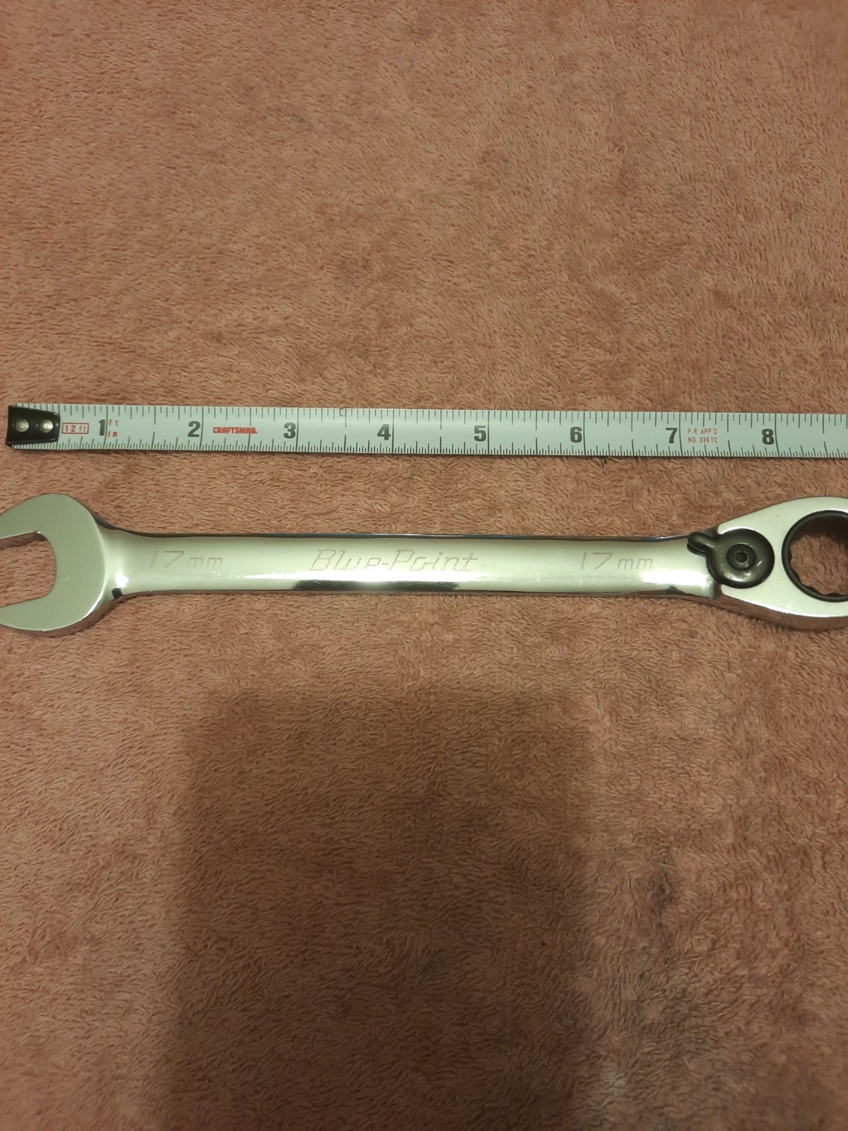 Blue Point By Snap On Tools 17 Mm Combination Ratchet Wrench Reversible