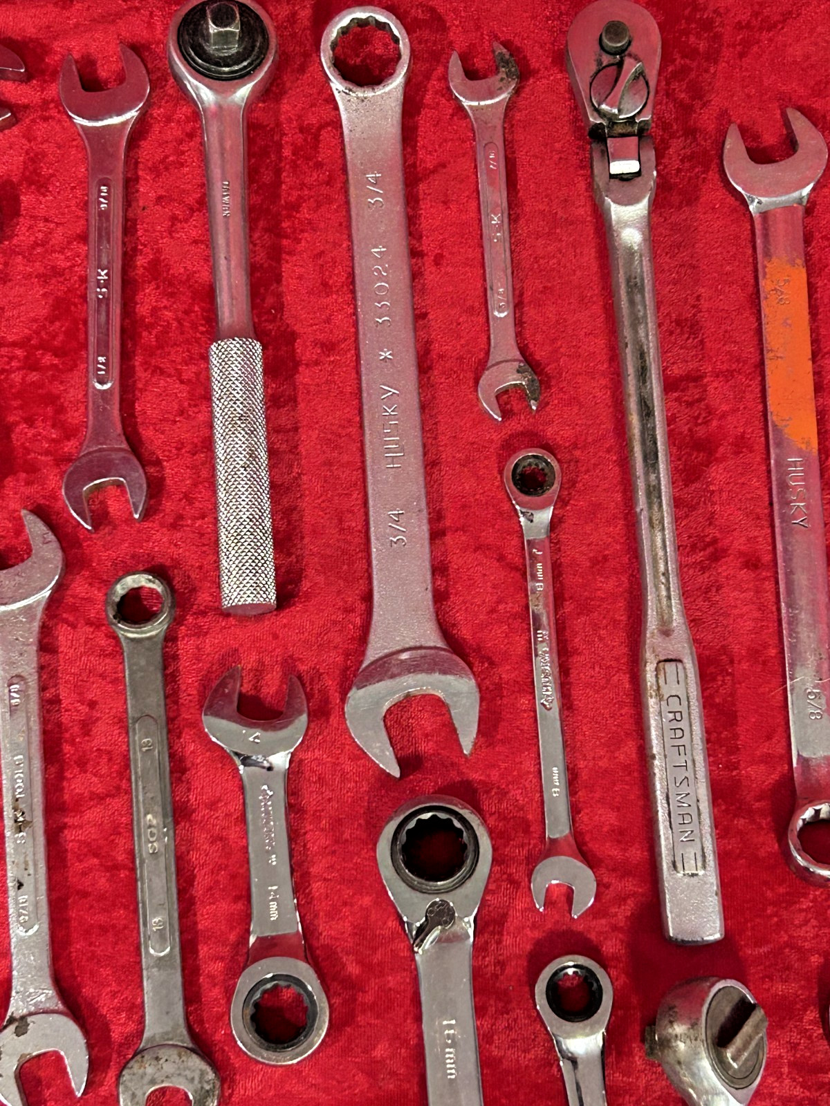 Mixed Lot of 60+ Wrenches Socket Box Adjustable Pipe Ratchet Various Brands`