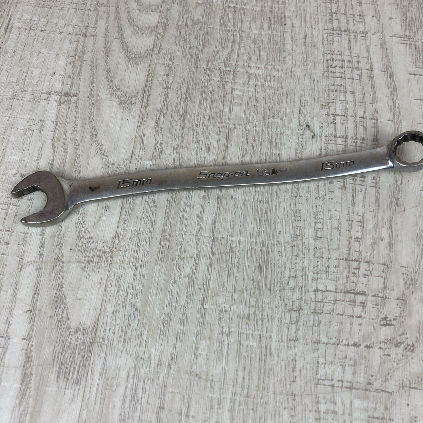 Snap On SOEXM15 15mm flank drive plus combination spanner Damaged