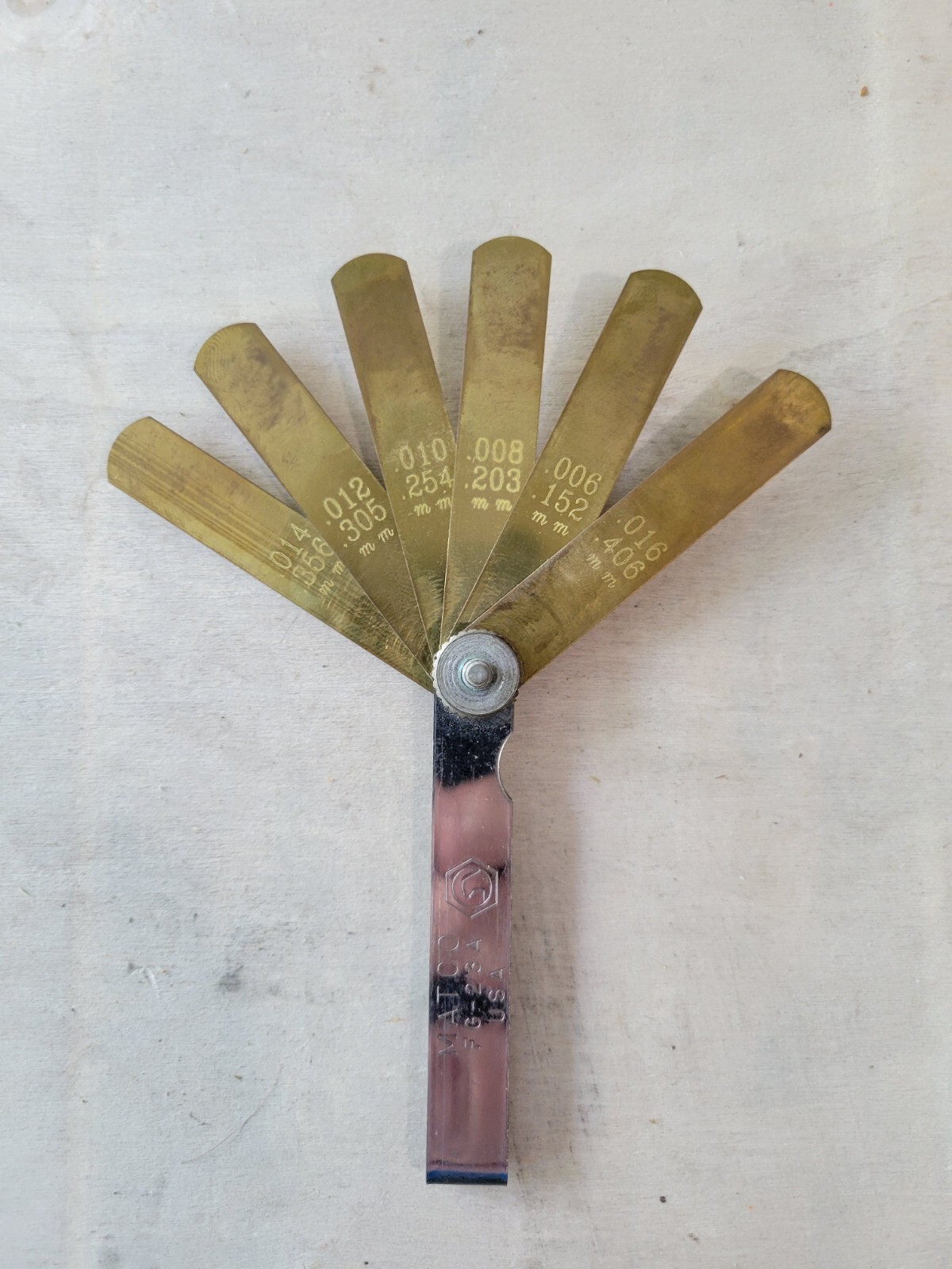 MATCO Tools 6 Blade Feeler Gauge FG23A