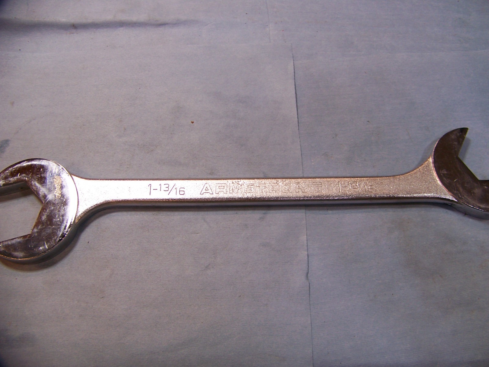 Armstrong 27-858 1- 13/16″ Open End 15° & 60° Angle Wrench USA Free Shipping !