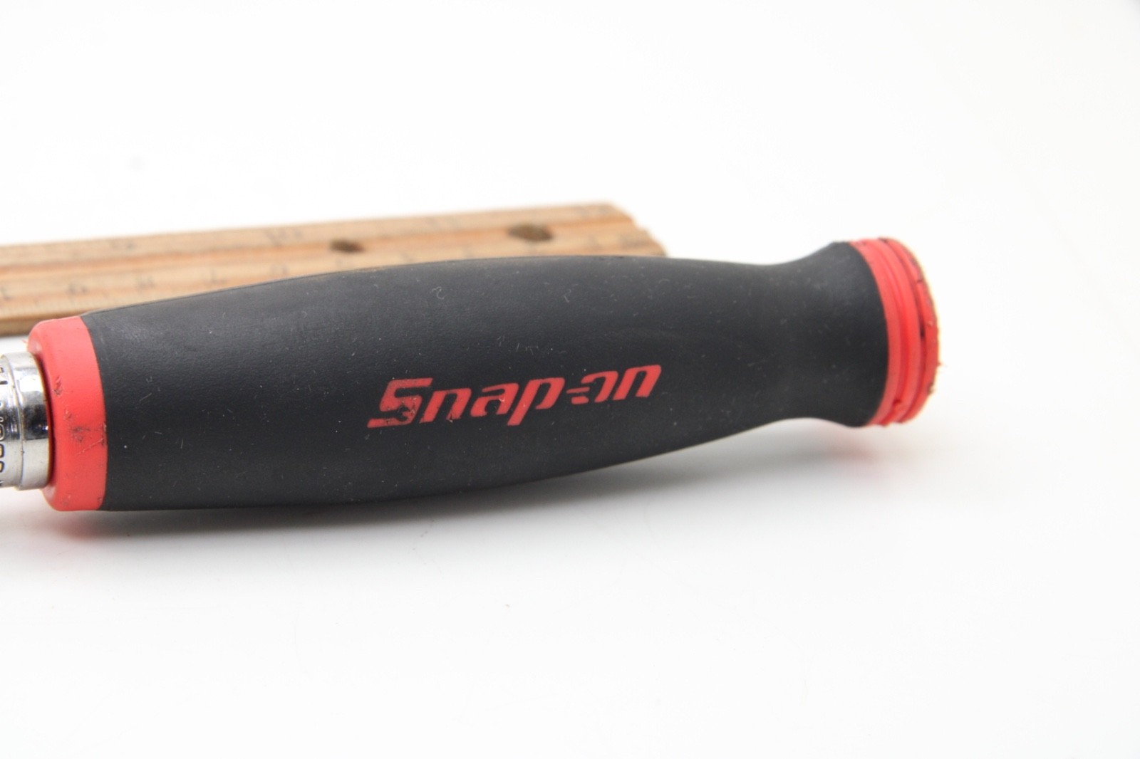 Snap-on FHLF936A 3/8″ 13-1/2″ Handle Flex Head Black/Red Soft Grip Ratchet USA