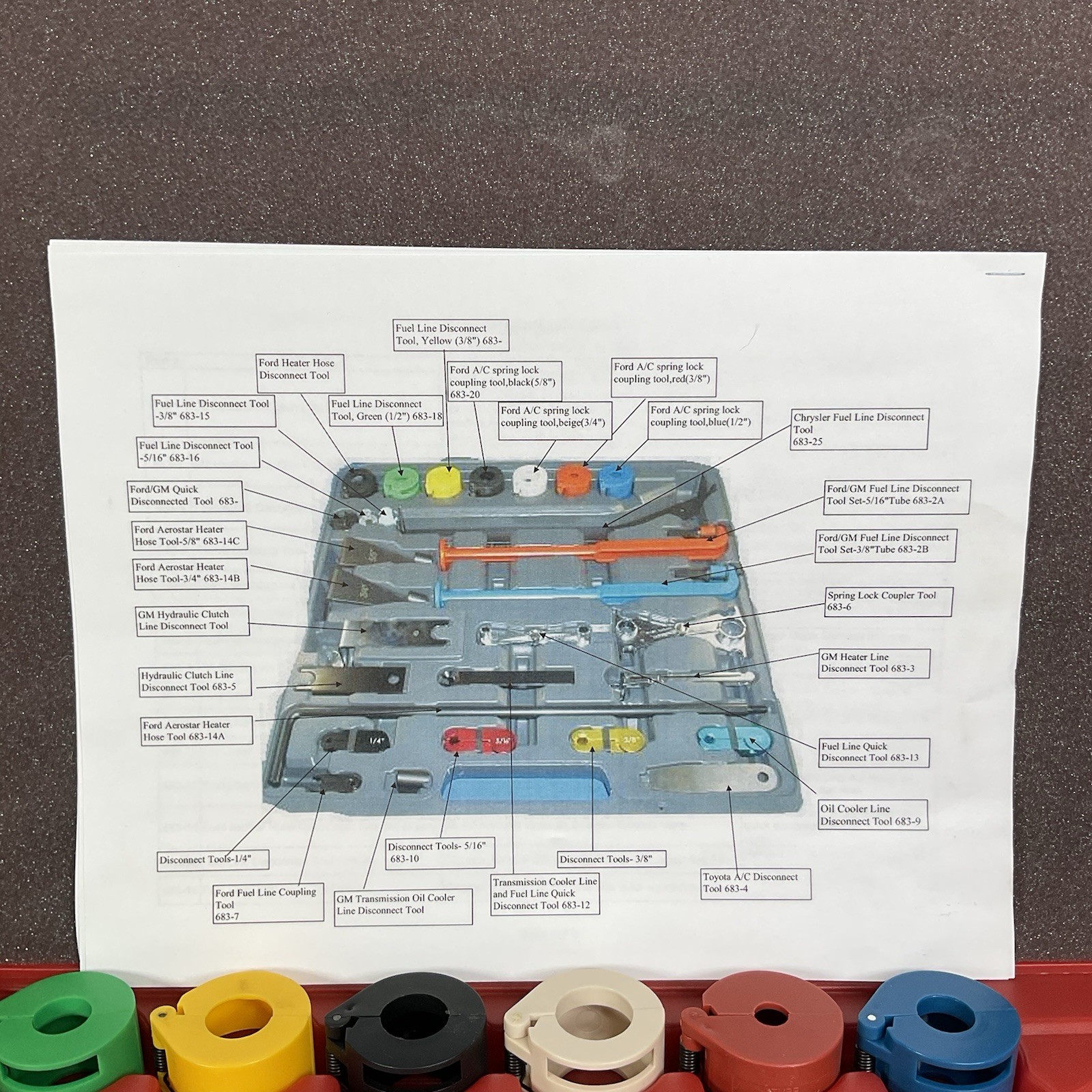 Cal-Van Tools 683 Master Disconnect Set