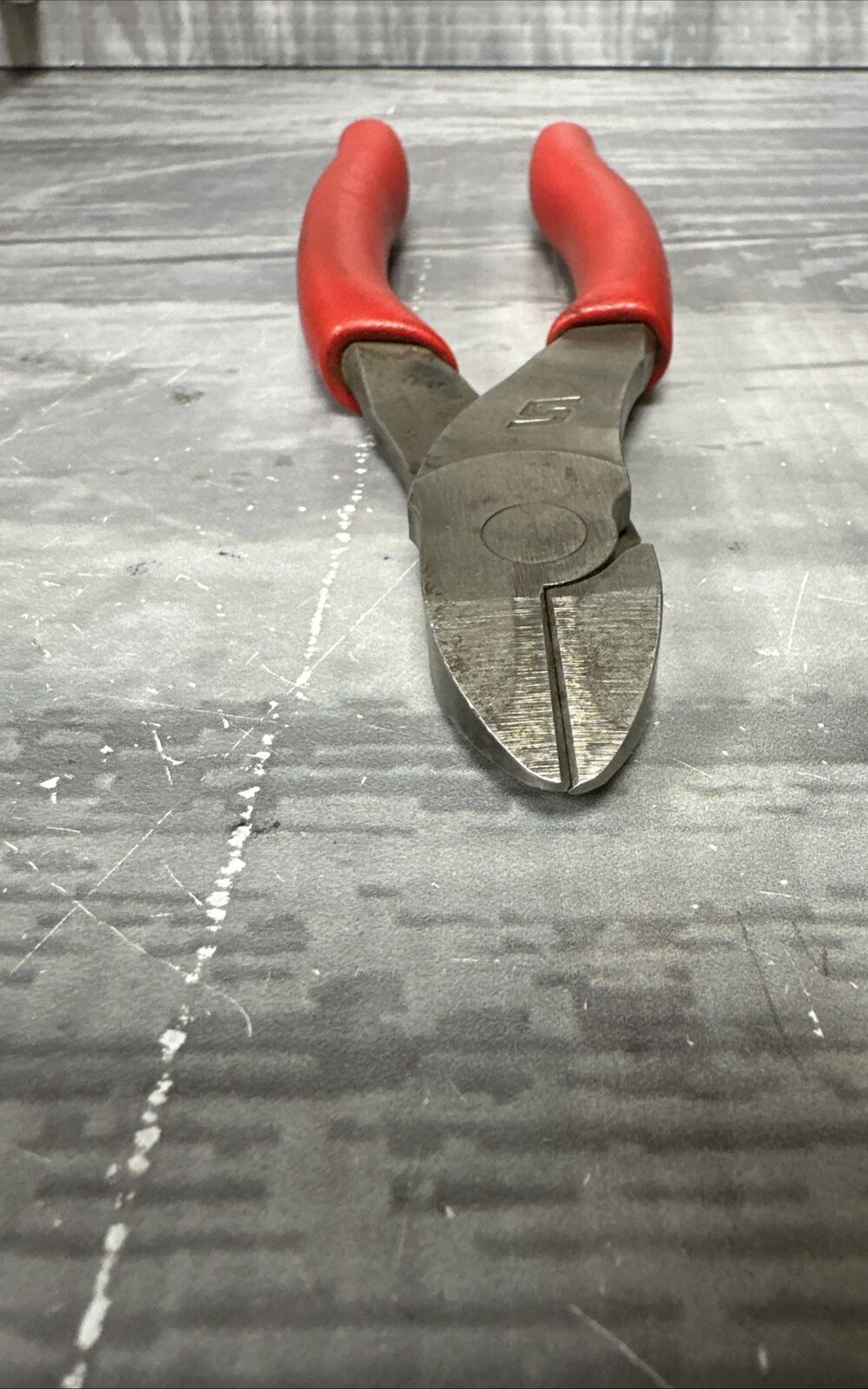 Snap-on 86ACF 6-1/2 Inch Red Grip Power Edge Diagonal Cutters