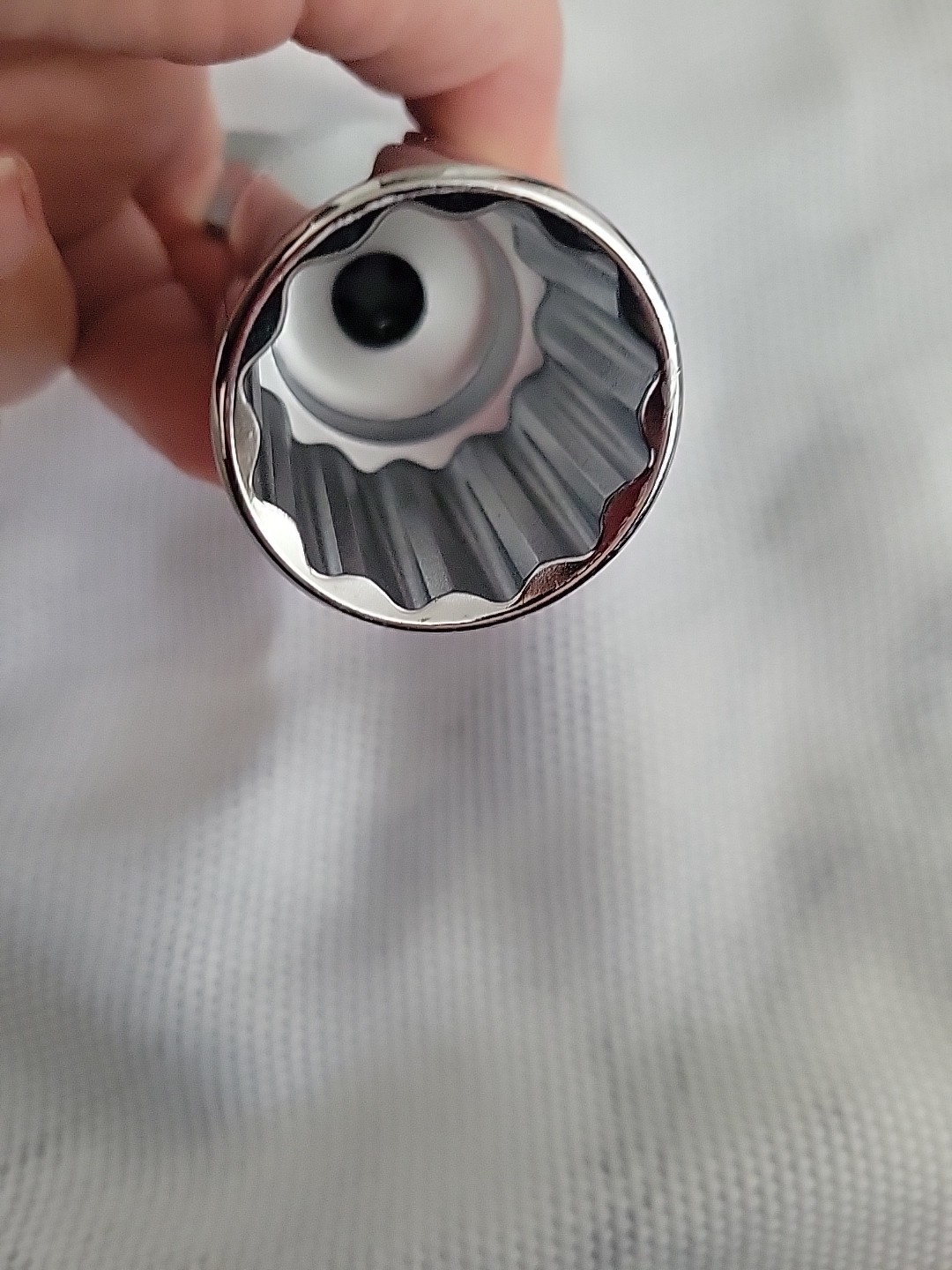 Husky 1/2 in. Drive 30 mm 12-Point Metric Standard Socket Chrome Polished