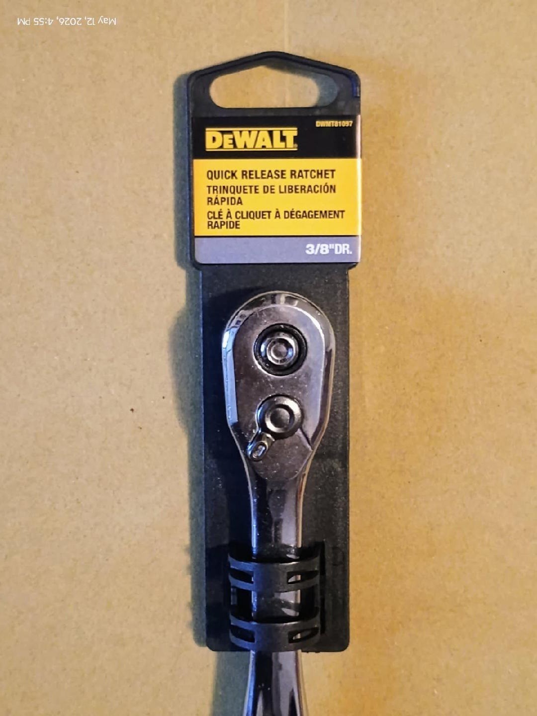 DEWALT quick release 3/flinch drive rachet model DWMT81097