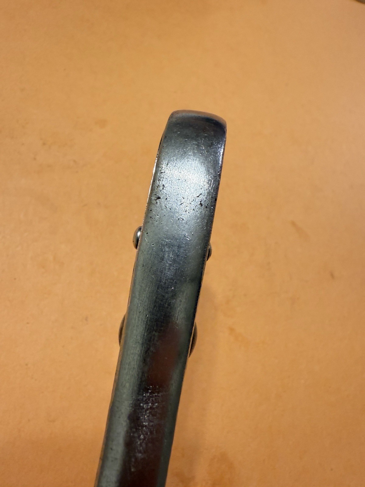 Vintage None Better 1/2″ Female Drive Knurled Handle Ratchet S45 Made in USA 10”