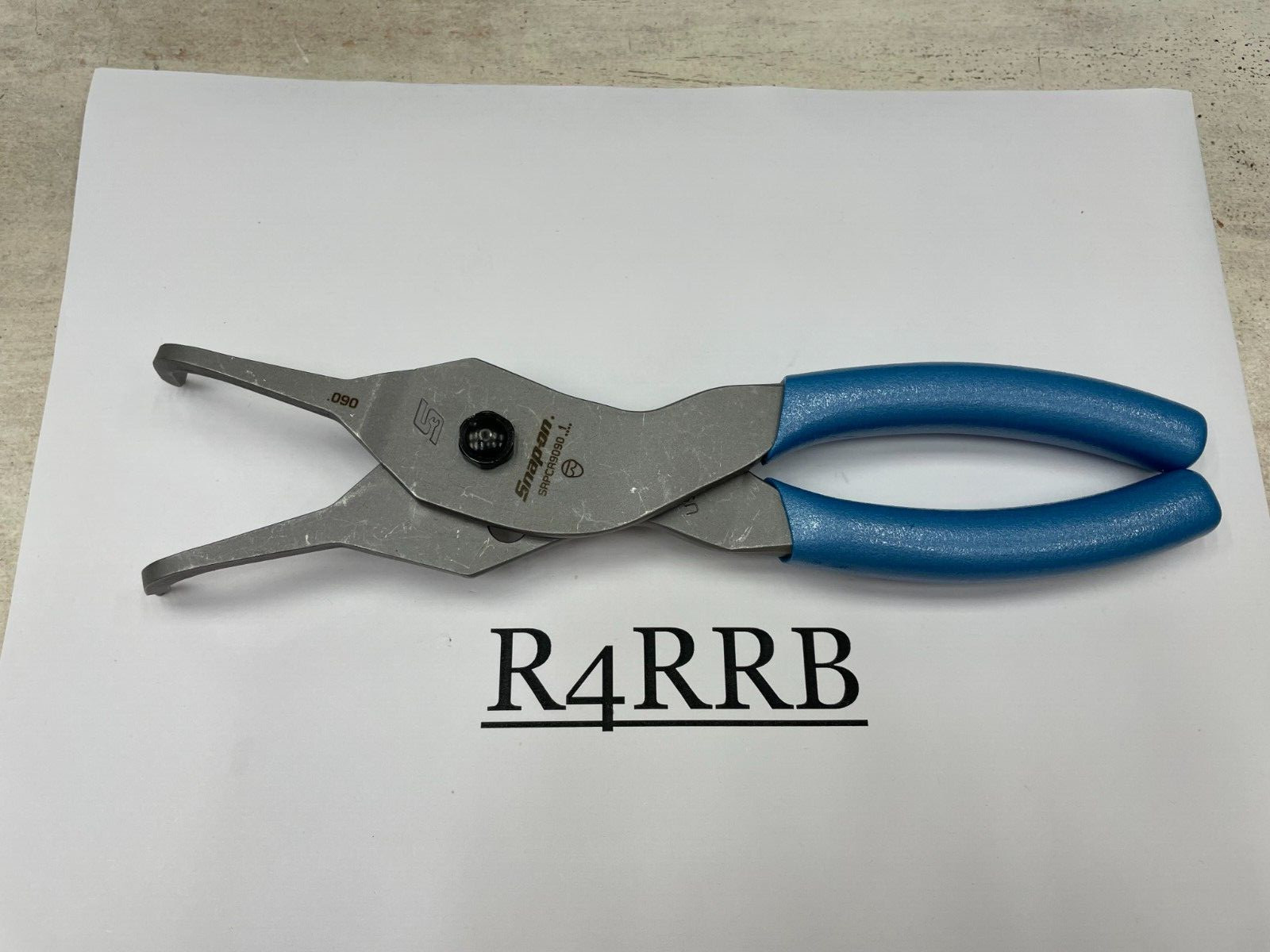Snap-on Tools USA NEW 3pc PEARL BLUE Soft Grip .090 Tip Snap Ring Pliers Lot Set