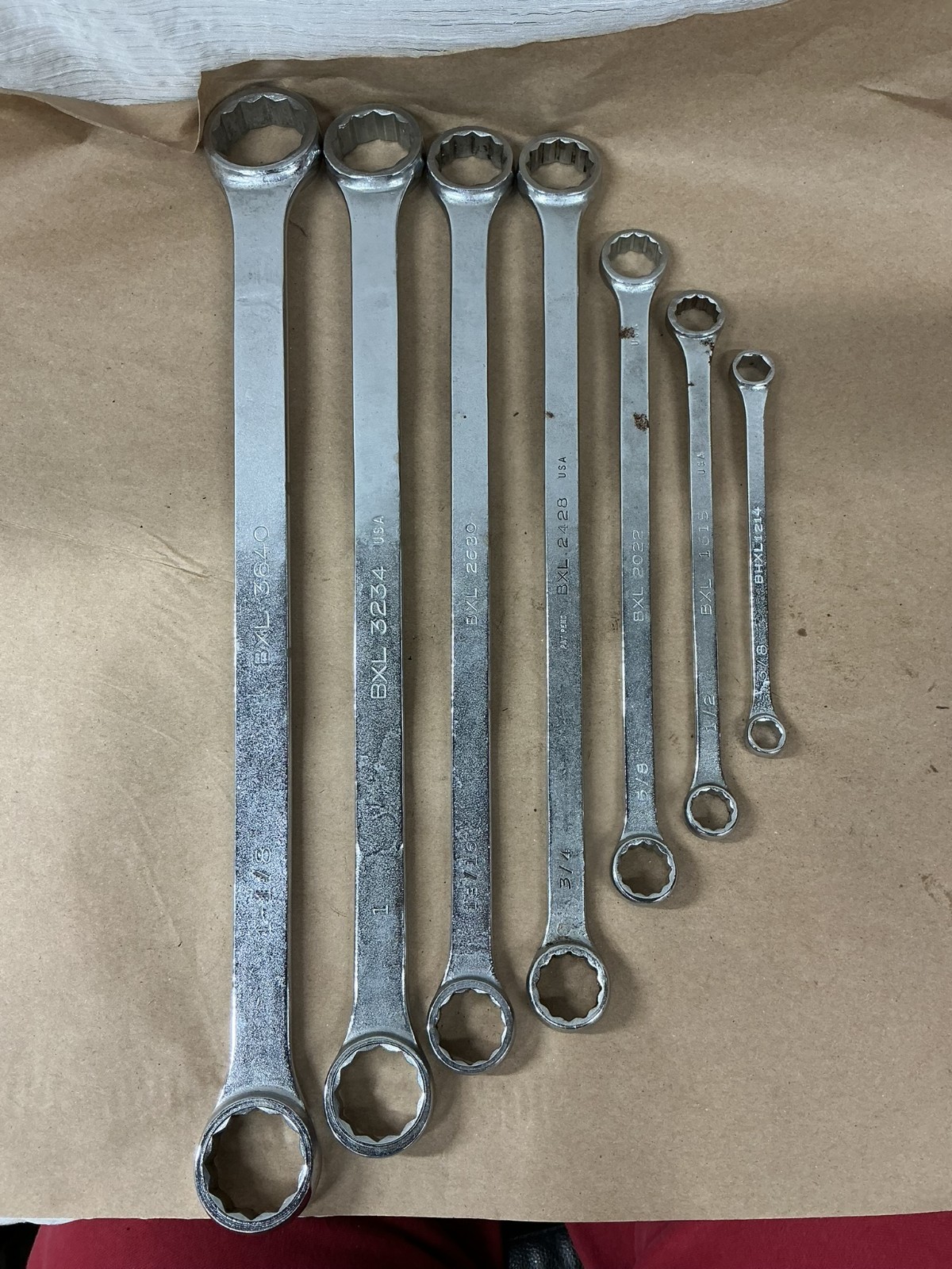 Mac Tools SAE Double-Box End Wrenches Offset Wrenches Set No. SB77K