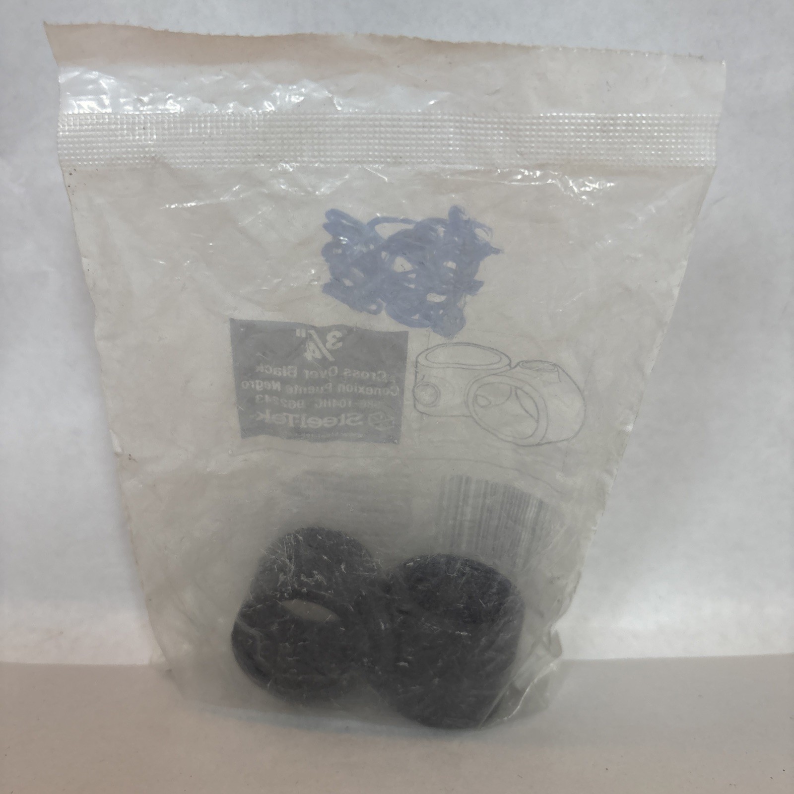 SteelTek 3/4-in Structural Black Crossover Fitting (Model #686-104HC) NEW/SEALED
