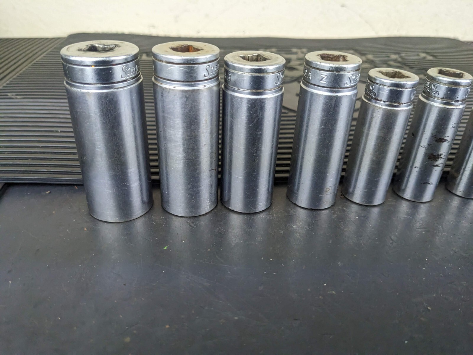#bg234 Snap on Tools 211SFSY 3/8″ Drive Deep Chrome Socket Set Socket Set