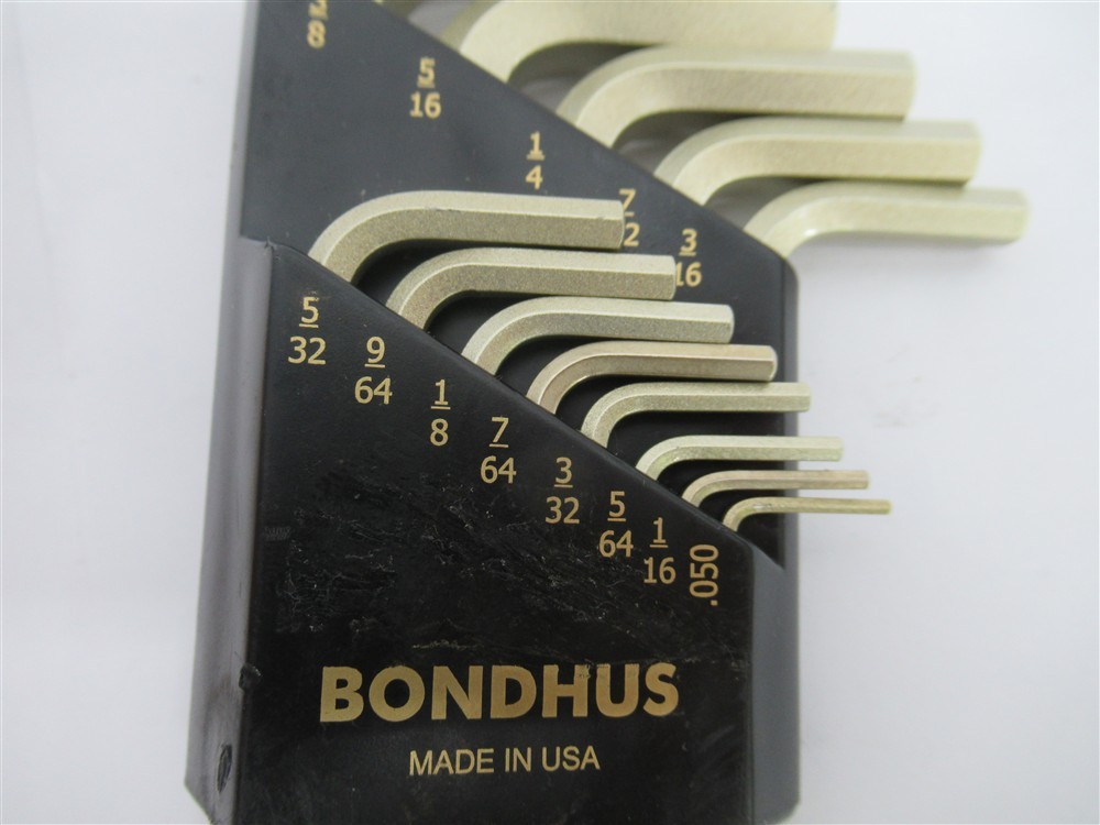 Bondhus , 13 Pc SAE Ball End Hex Wrench Set