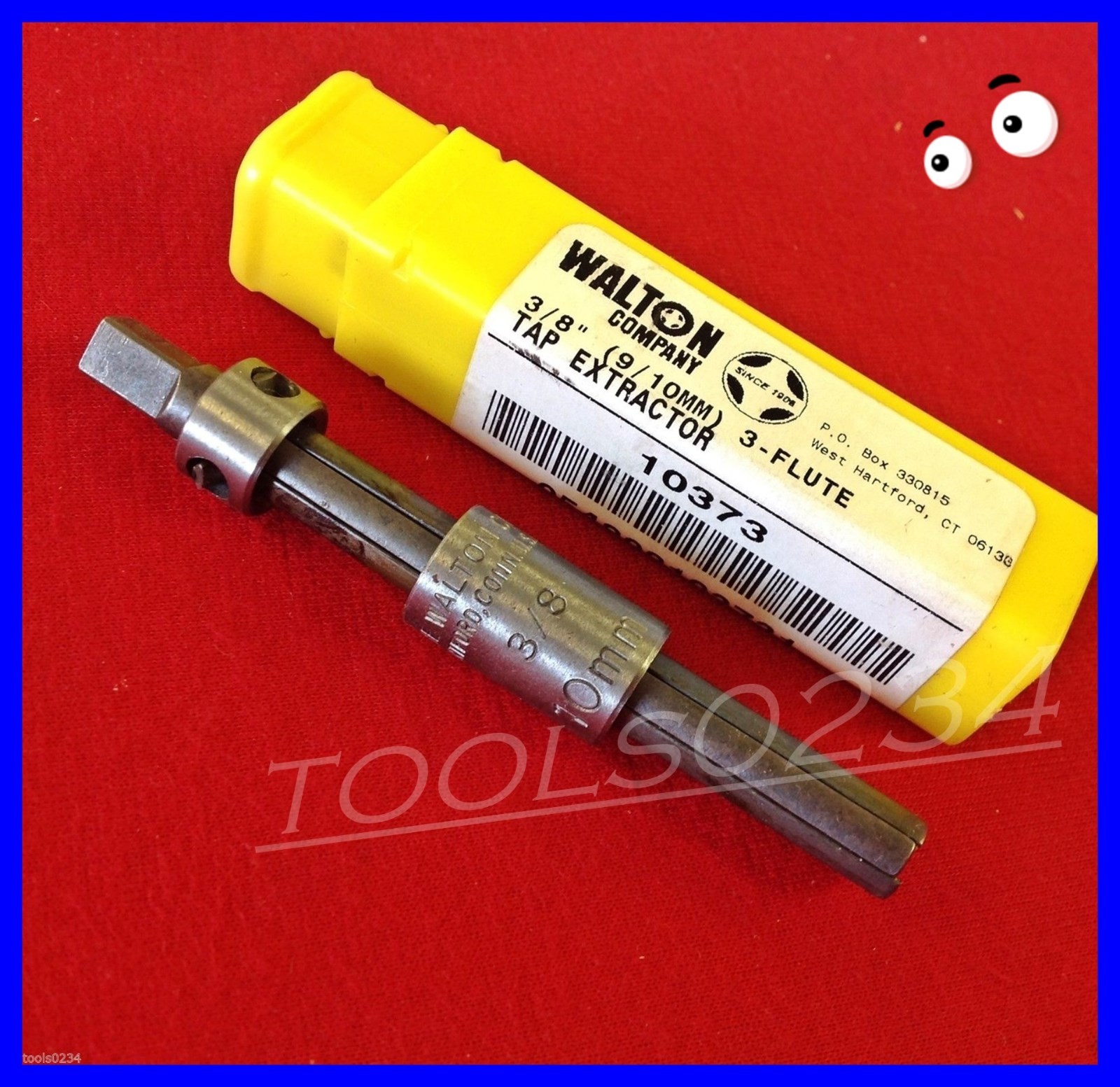 3/8″ 9-10mm Walton 10373 Tap Extractor 3 Flute USA Walton