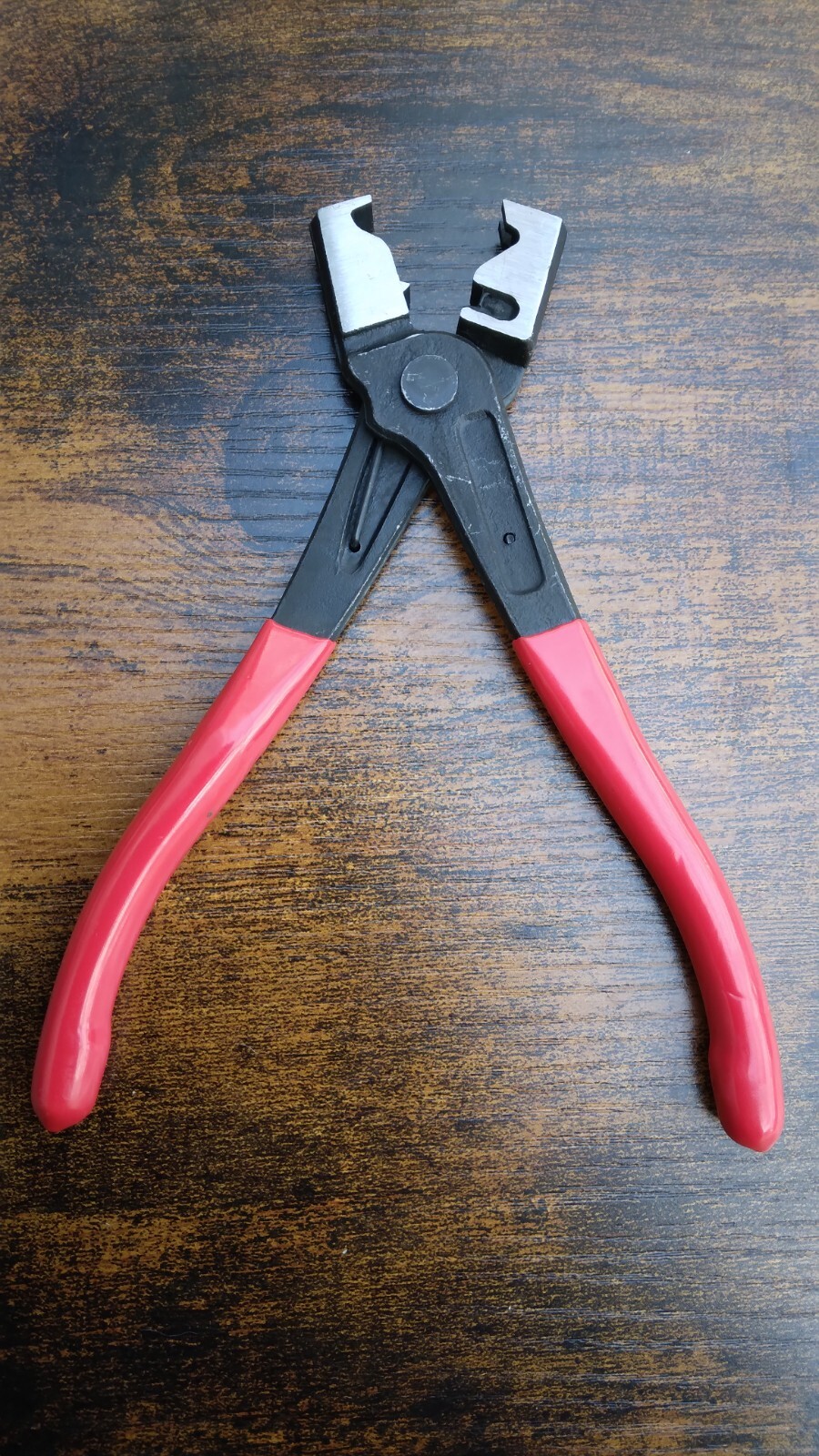 Hose Clip Pliers Click R Type Collar Clamp. Spring Loaded, Double Dipped Handles