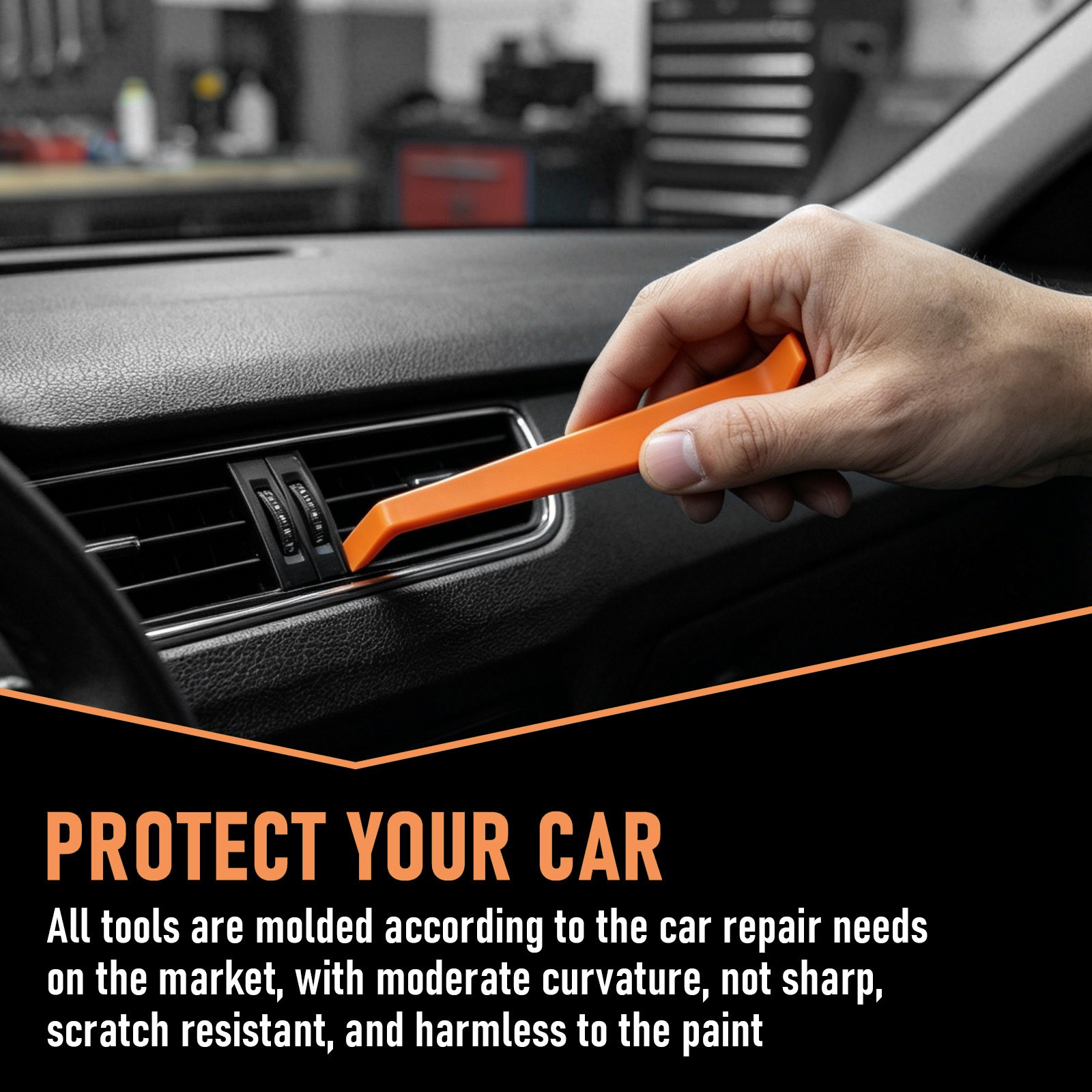 5pcs Car Door Trim Removal Tool Pry Panel Dash Radio Body Clip Installer Kit Set