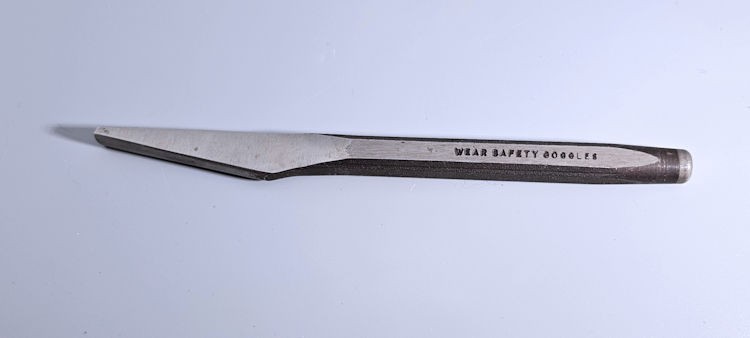Snap-on Tools 6″ Cape Chisel PPC 12 USA