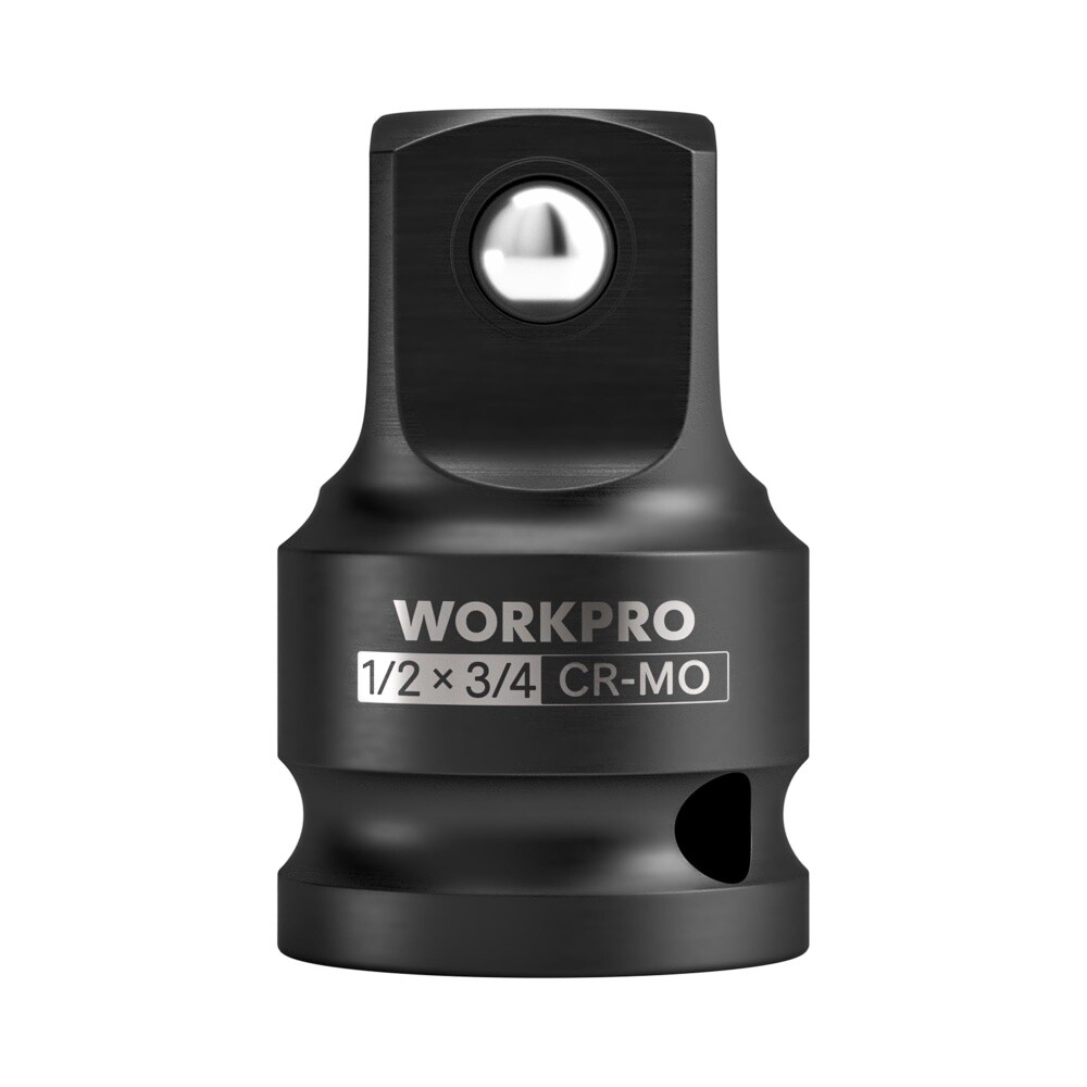 WORKPRO Impact Socket Adapter 1/2″ F to 3/4″ M Cr-Mo Steel Socket Adapter Set