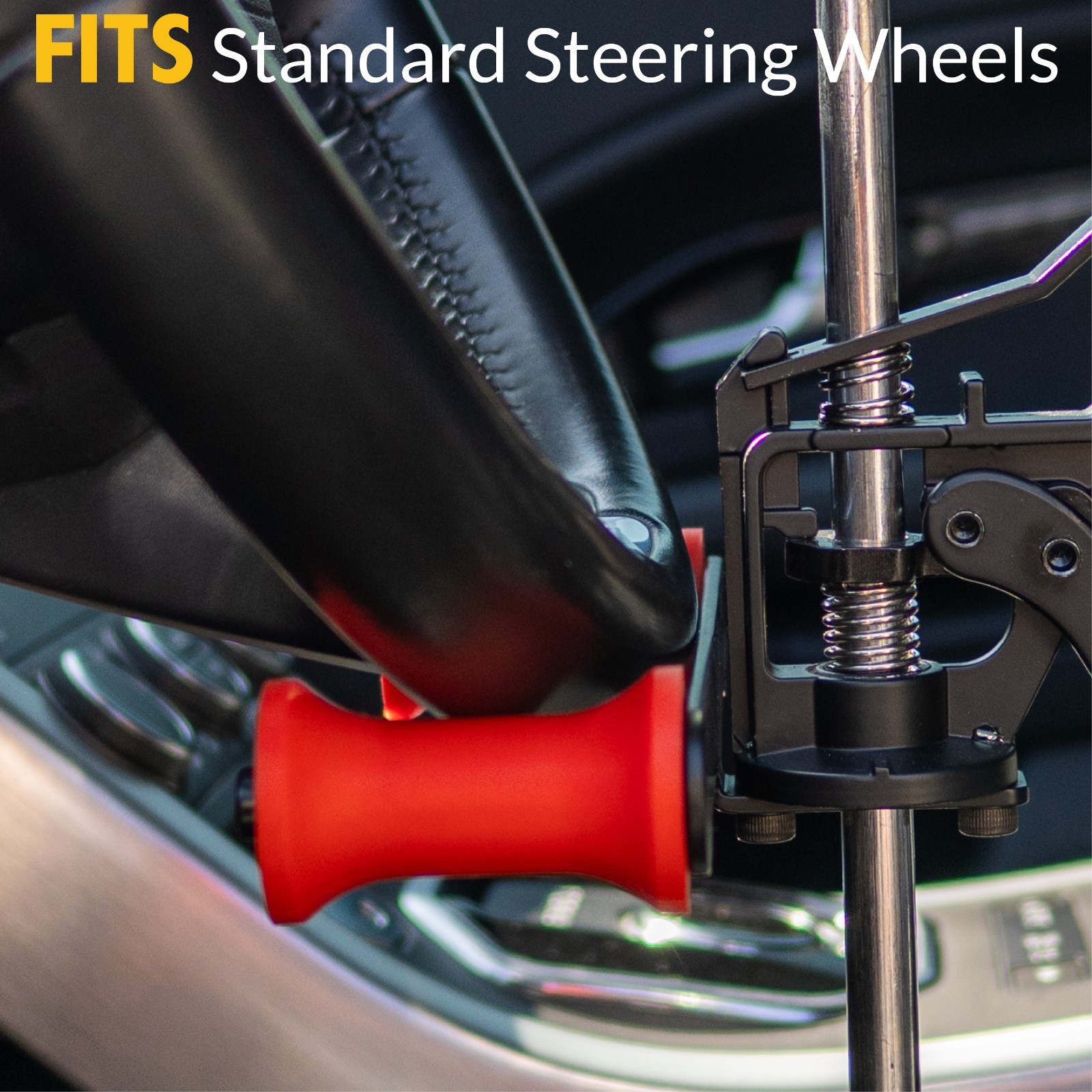 AutoSolo 16.5″ Adjustable Steering Wheel Holder – Universal Fit