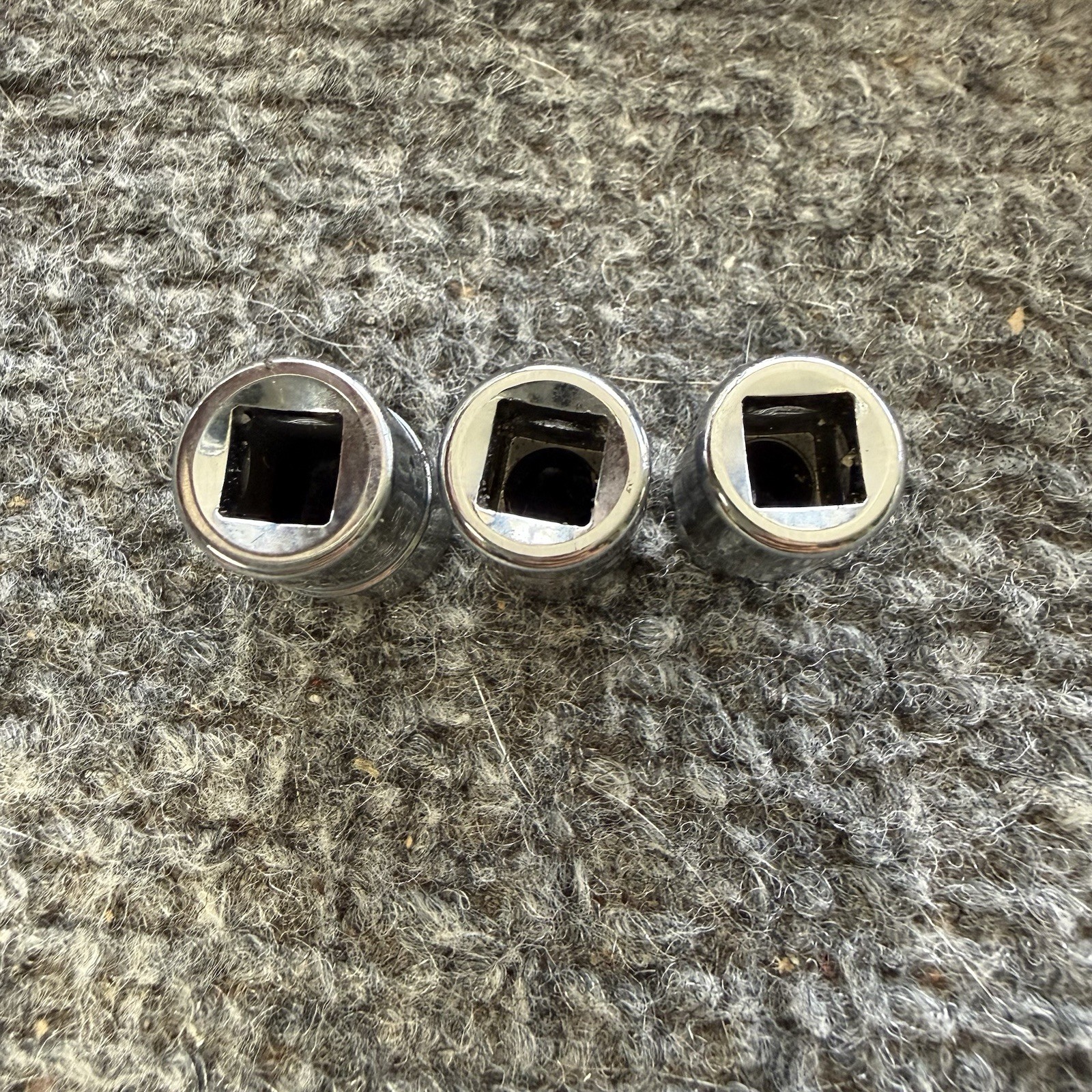 Snap-On 1/4” Drive Ratcheting Socket Set TM830 2” Extension, 3 Sockets & Ratchet
