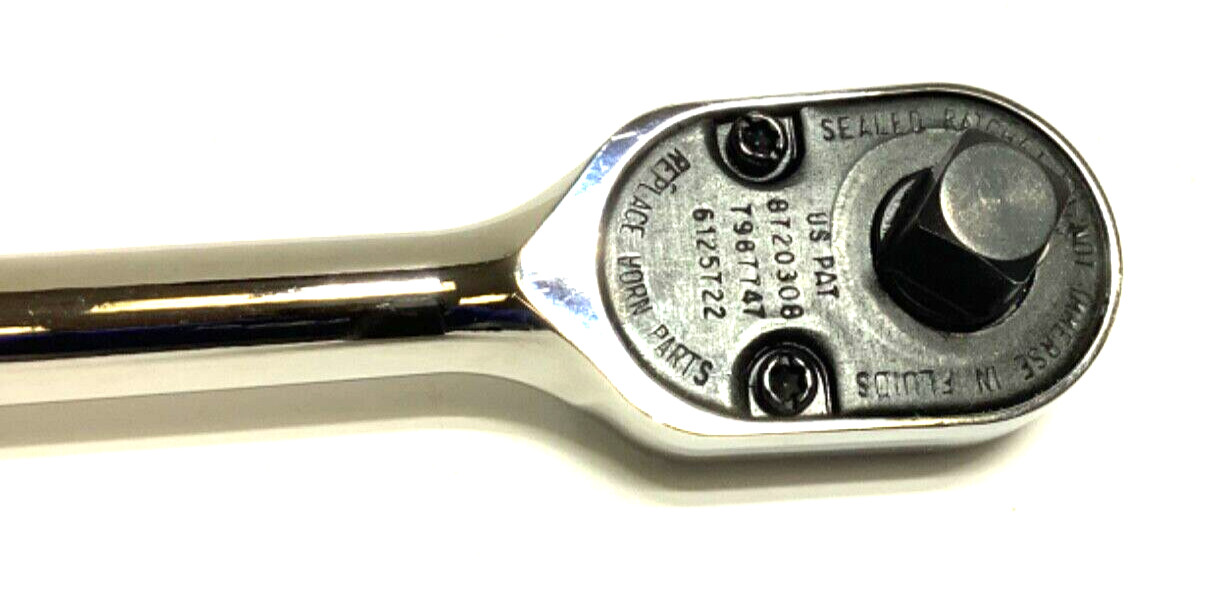 New Snap-on™ 3/8″ drive 12″ long Red Hard Handled Ratchet FHLD80 Dual 80 Tech