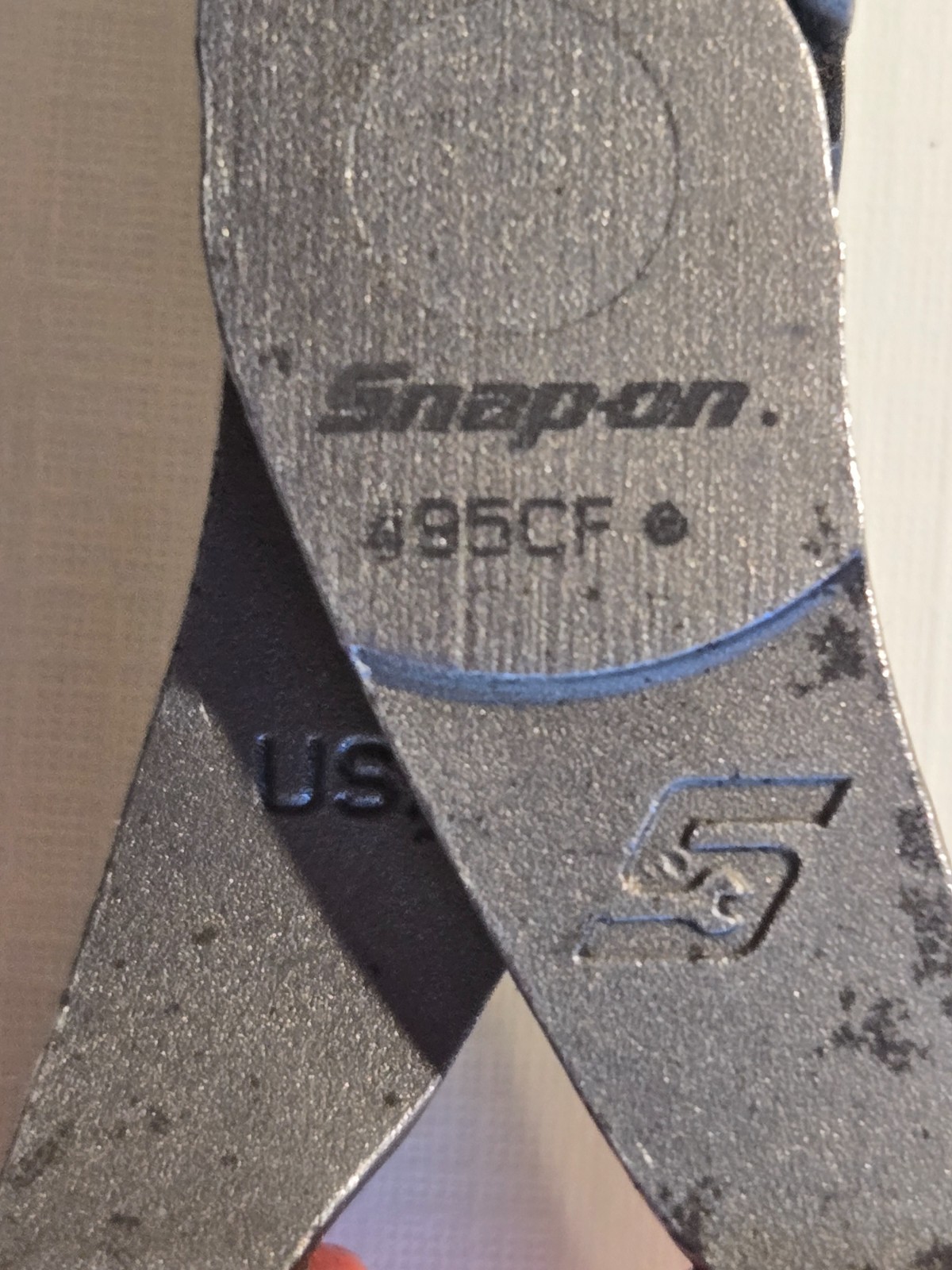 Snap On 495CF 6″ Talon Grip 35″ Bent Needle Nose Pliers, Used