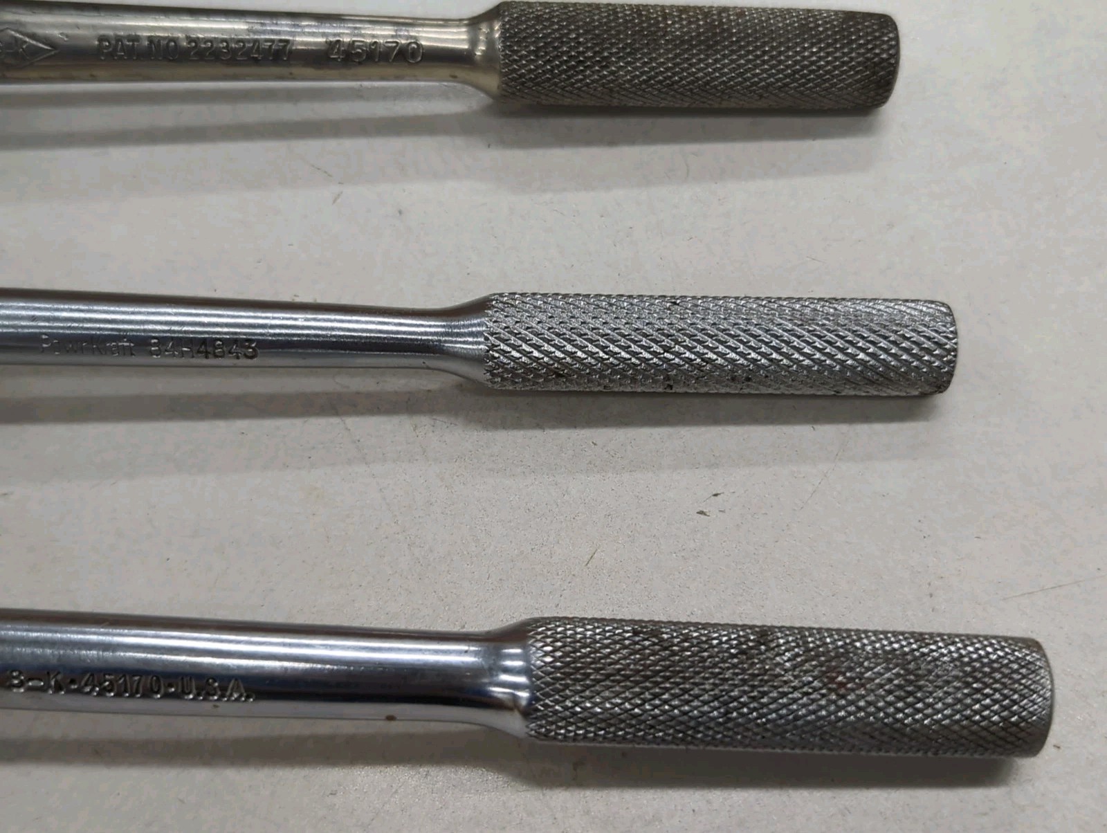 4pc 3/8″ Ratchet Craftsman, Power Kraft, (2) S-K USA Made Tool Set