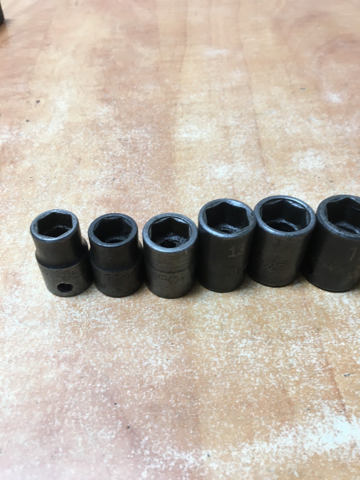 MATCO 13pc 3/8″ Drive Metric Impact Socket Set 10-22MM BP10M6A to BP22M6 w/tray