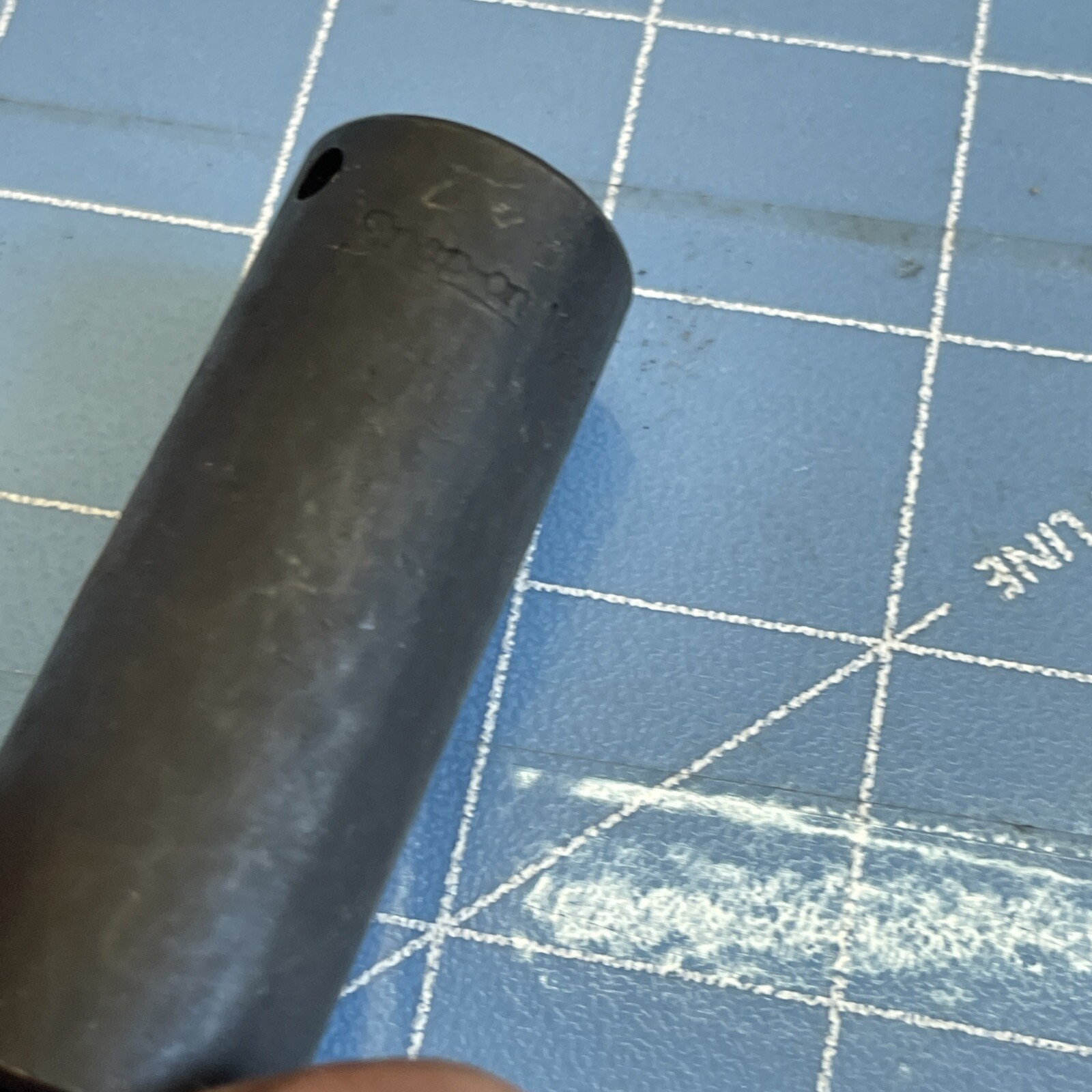 Vintage SIMF220 Snap-on 11/16 flank drive deep impact socket 3/8 drive