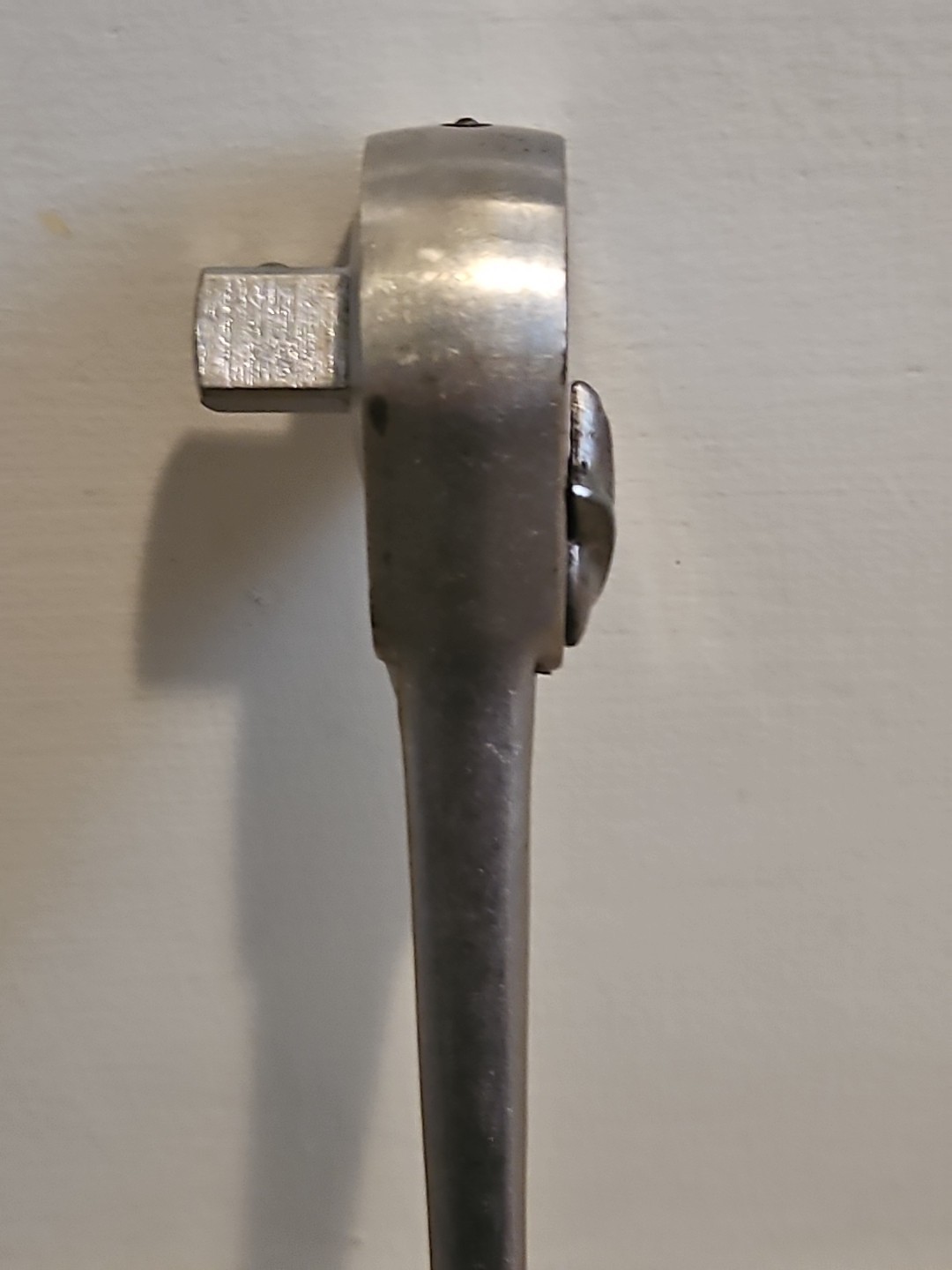 Craftsman USA 1/2″ Drive Flying V Oil Port Ratchet Forged Handle Pear Head Vtg A