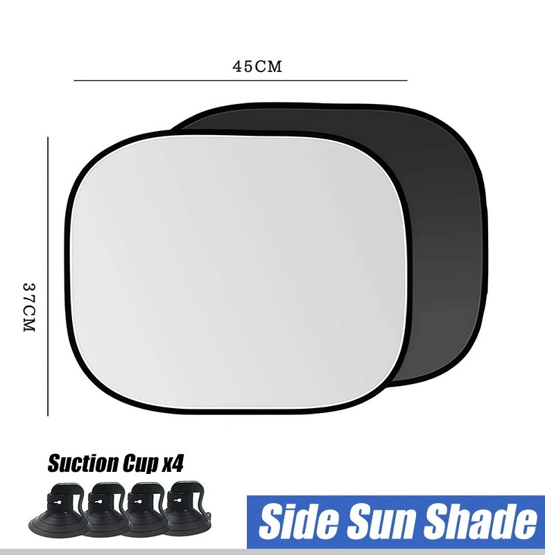 1pc UV-Reflective Rear Car Sun Shade – Heat-Insulating Windshield Cover – NEW