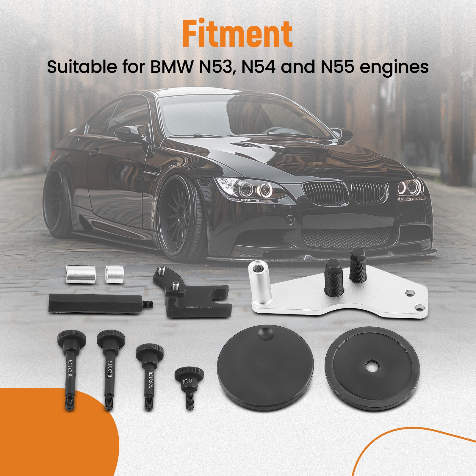 Vacuum Pump Sealing Cover Remover Installer Tool Kit For Bmw N53 N54 N55