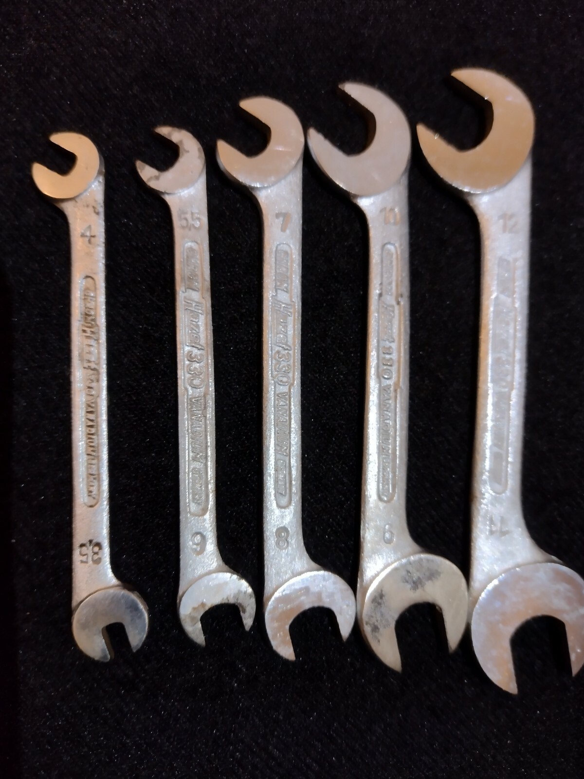 Hazet 330 SPANNER Miniature SIZES; 3.5×4 & 5.5×6 & 7×8 & 9×10 & 11×12 Tool Kit,