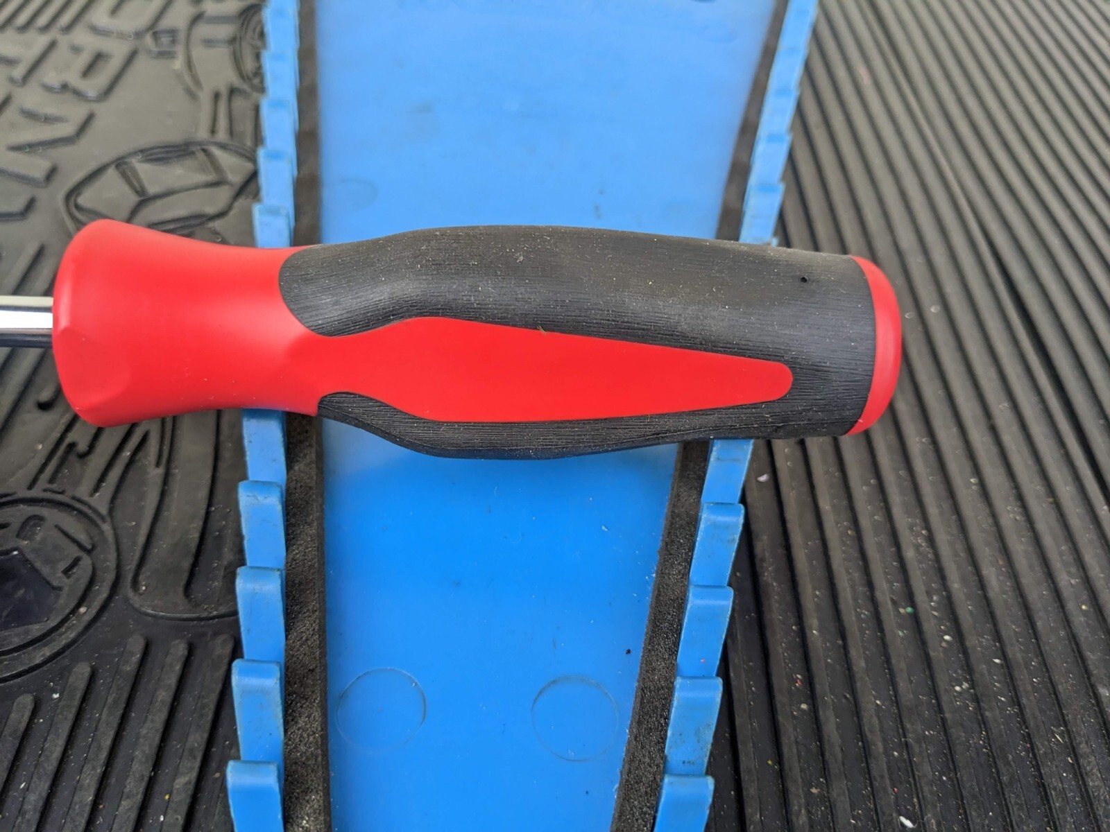 #bh810 Snap On Tools NEW SGT4B 1/4″ Socket Driver with Red Soft Grip Handle