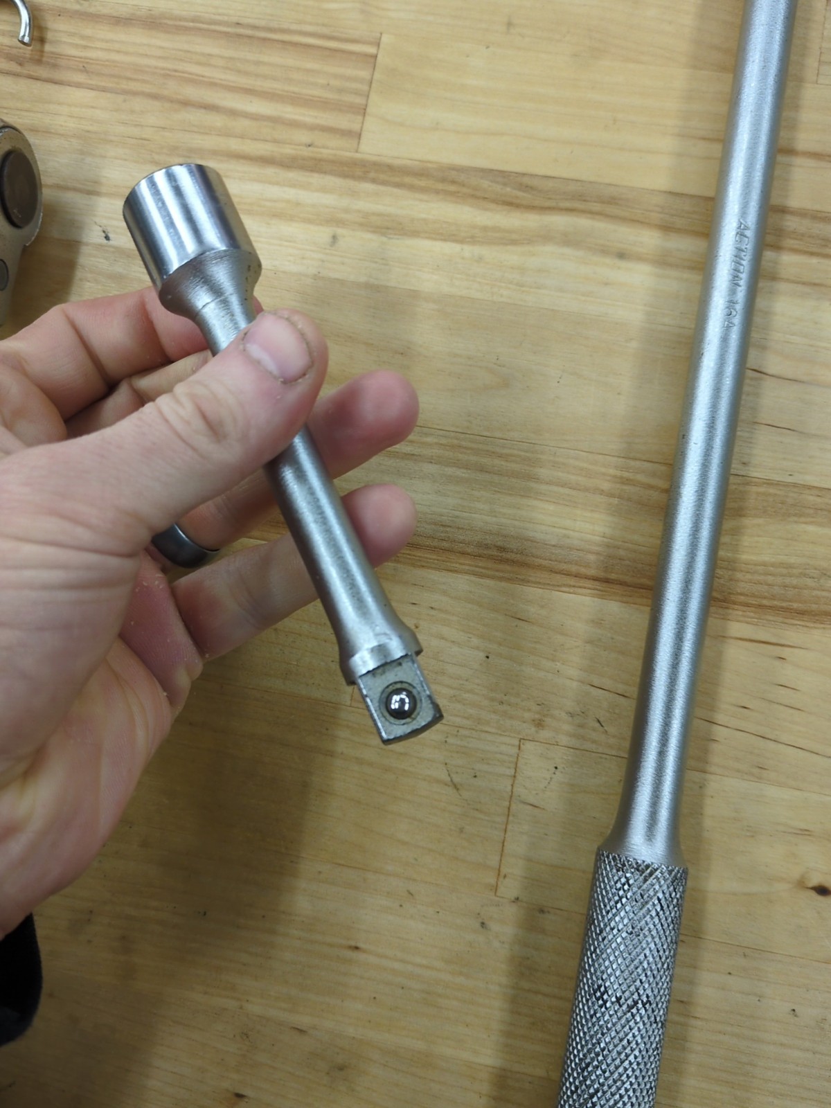 Vintage Action 1/2″ Drive Ratchet #77A, Action Breaker Bar #16A + 5″ Ext 53A