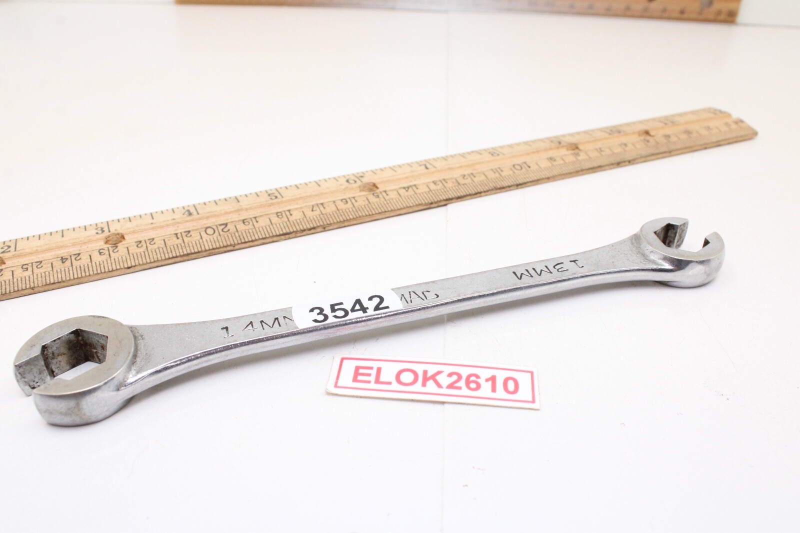 MAC Tools OHBM1314 13mm x 14mm 6 Point Metric FlareNut/Line Wrench Chrome USA