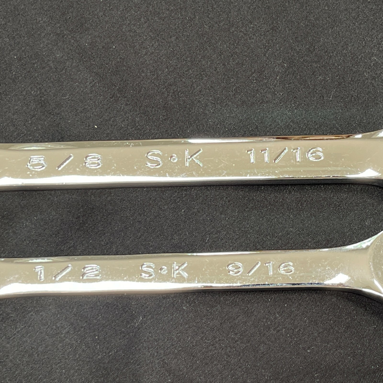 SK TOOLS USA FLARE NUT LINE WRENCH 2 pc SET 1/2 x 9/16 F1618 & 5/8 x 11/16 F2022