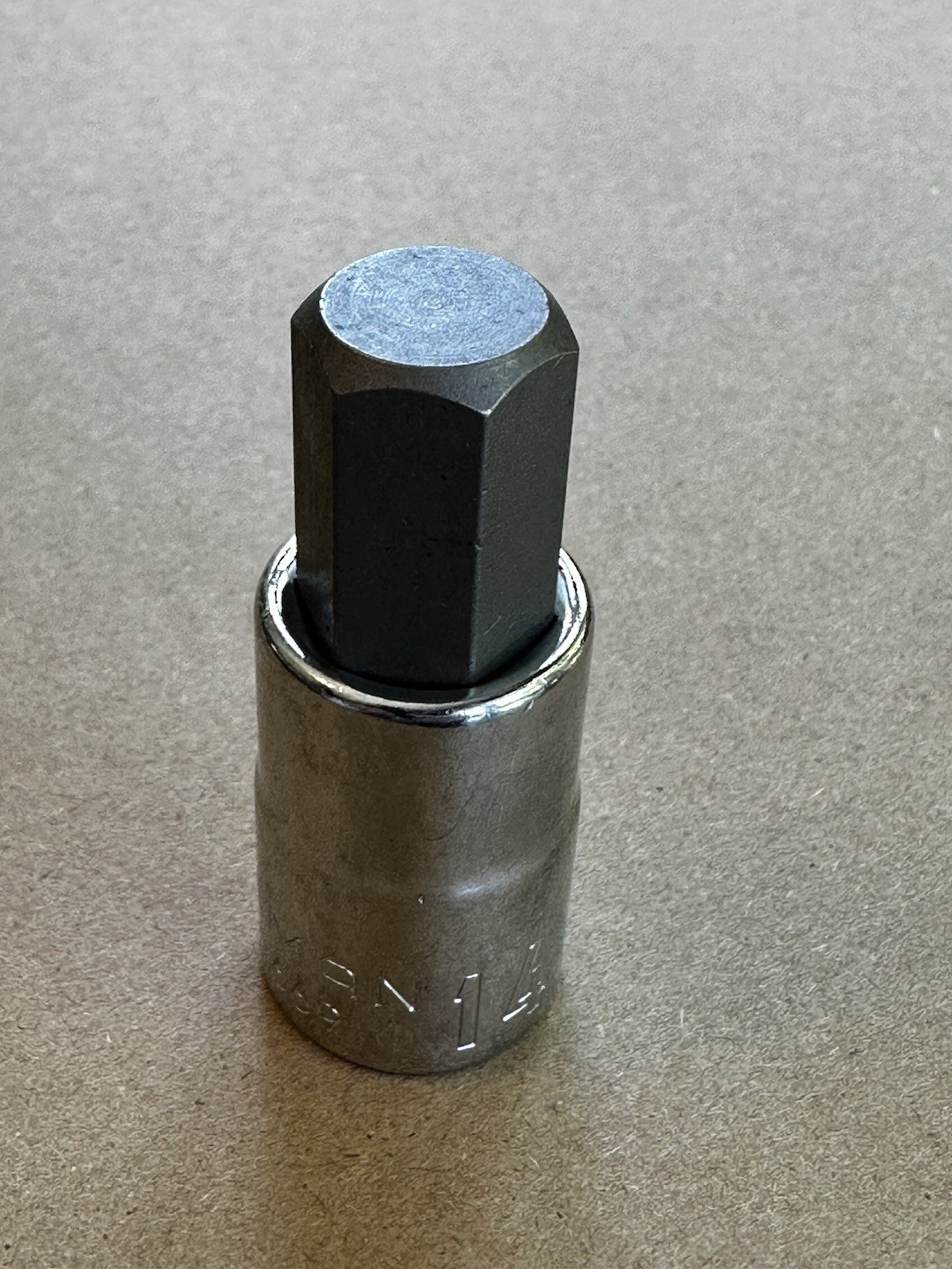 14mm CRAFTSMAN CMMT42669 Metric MM Hex Bit 1/2-in Drive Shallow Socket. 0320