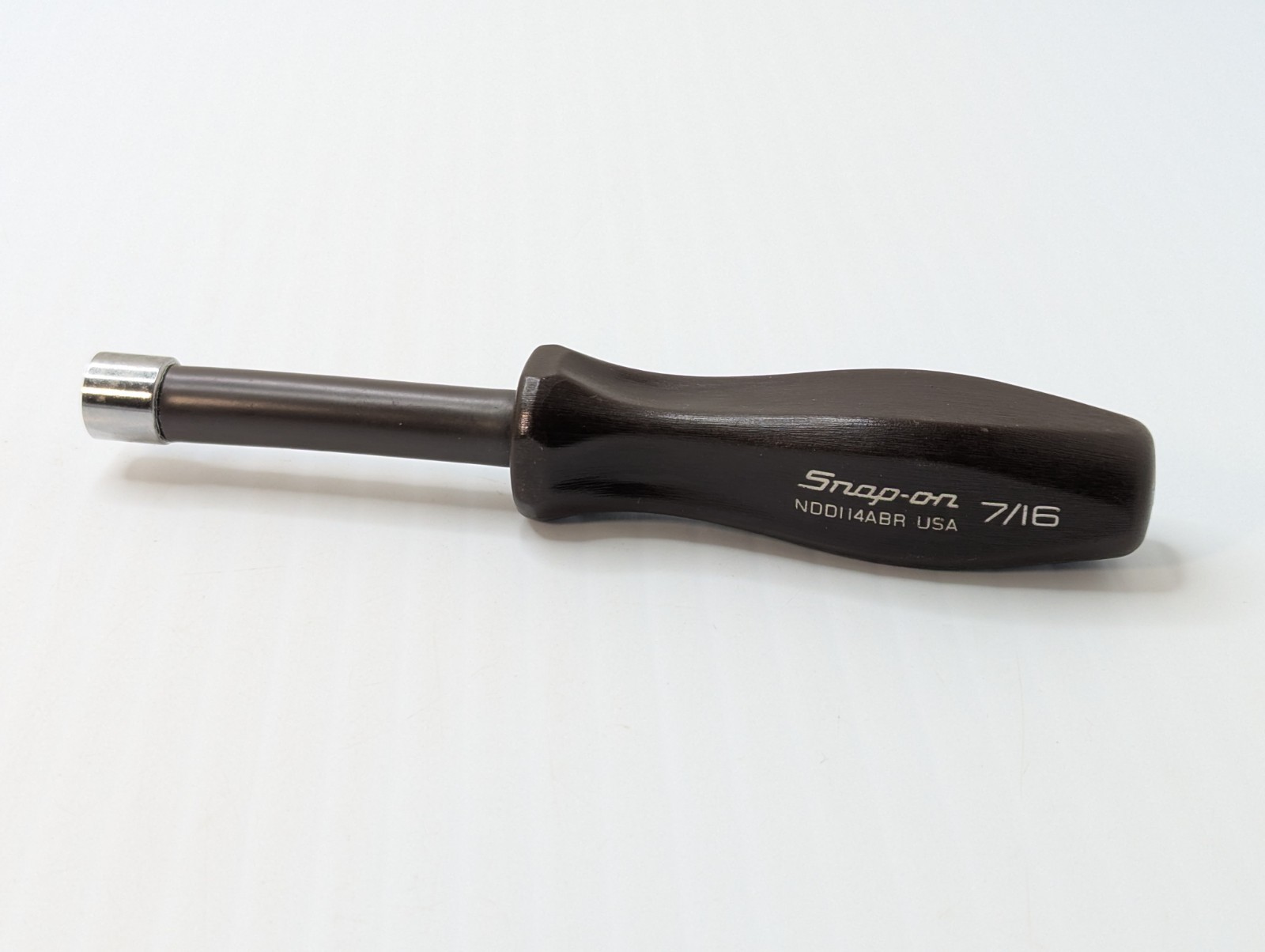 Snap-On Tools NDD114ABR – 7/16″ BROWN Hard Handle Nut Driver Made In USA