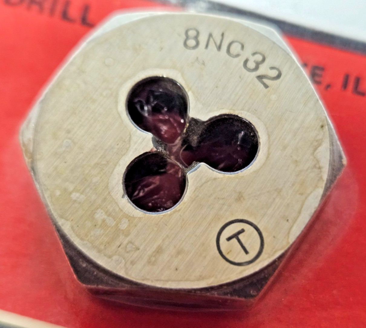8-32 X 1″ Hex Die Triumph W108BP Carbon Steel SAE USA RH Rethreading 6424