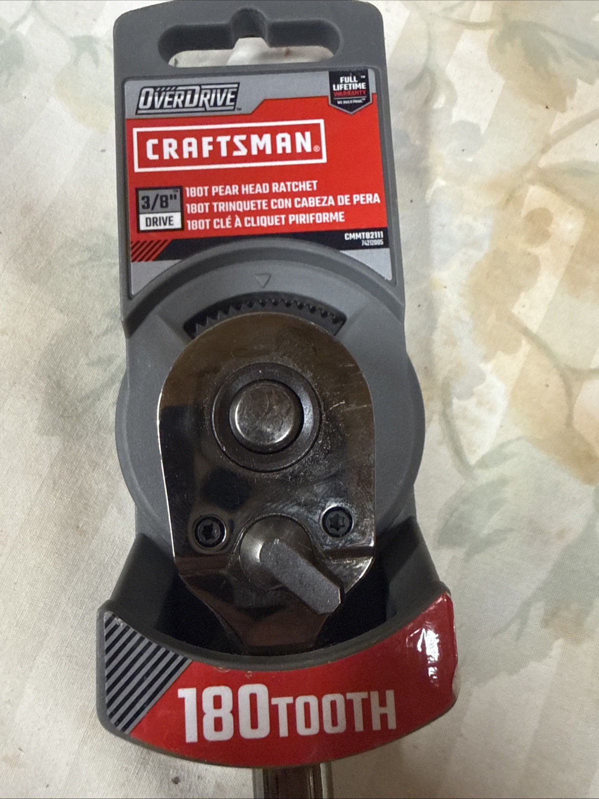CRAFTSMAN 1/4 INCH DRIVE 180 TOOTH RATCHET. CMMT82110. NEW, NEVER USED