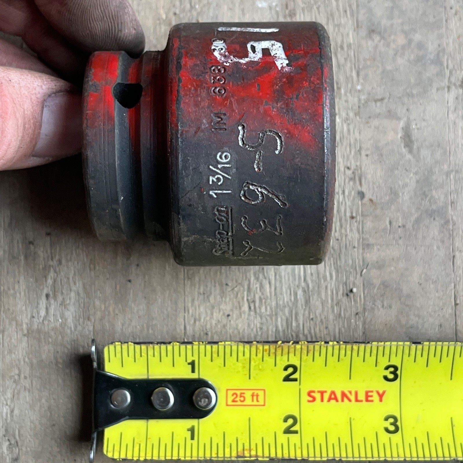 Snap-On IM638 3/4″ Drive 1-3/16″ Impact Socket 8 point SAE – C