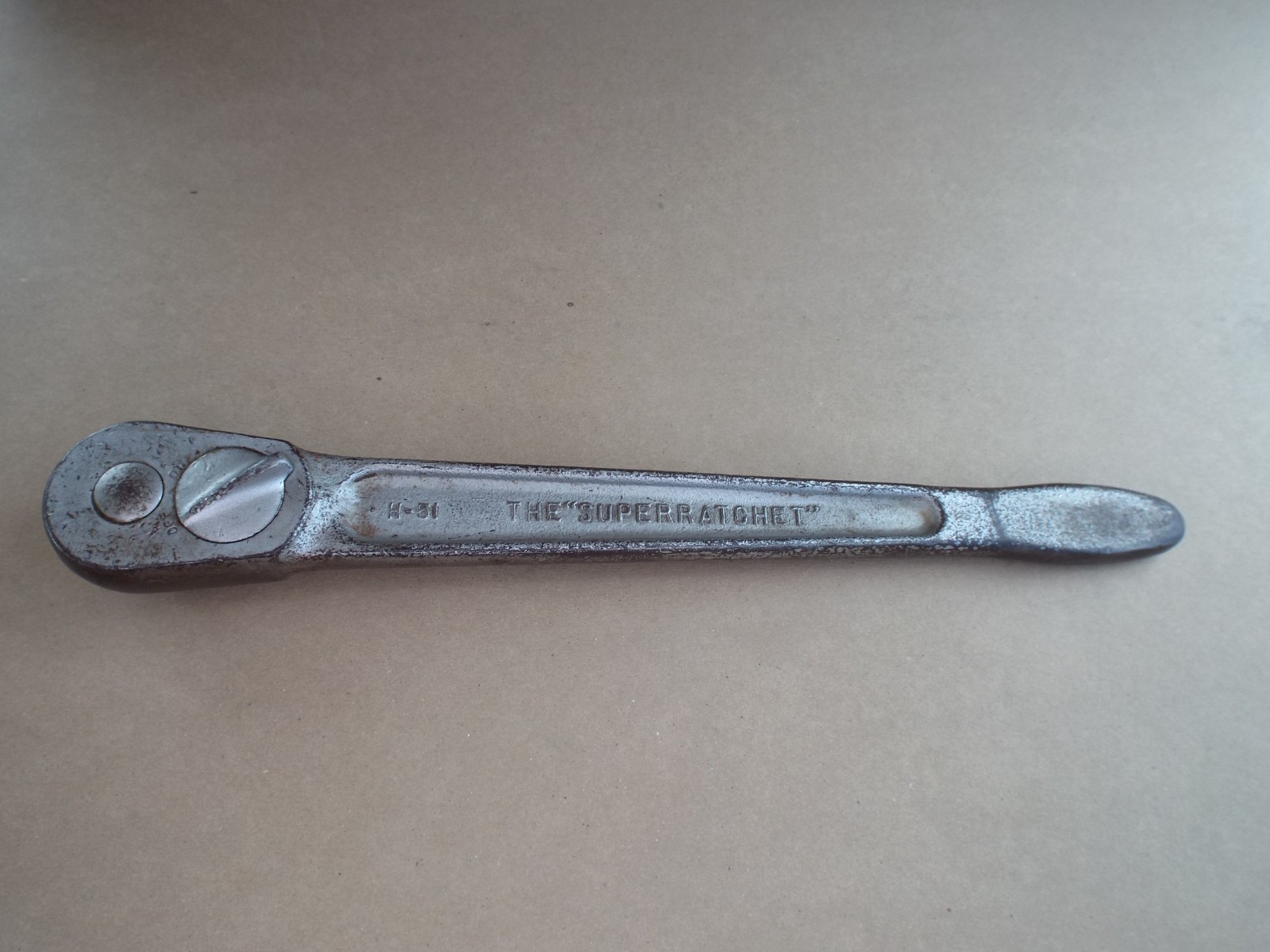 VTG J.H. Williams H-51 Superratchet 19″ Ratchet Heavy-Duty 3/4″ Dr USA – (Read)