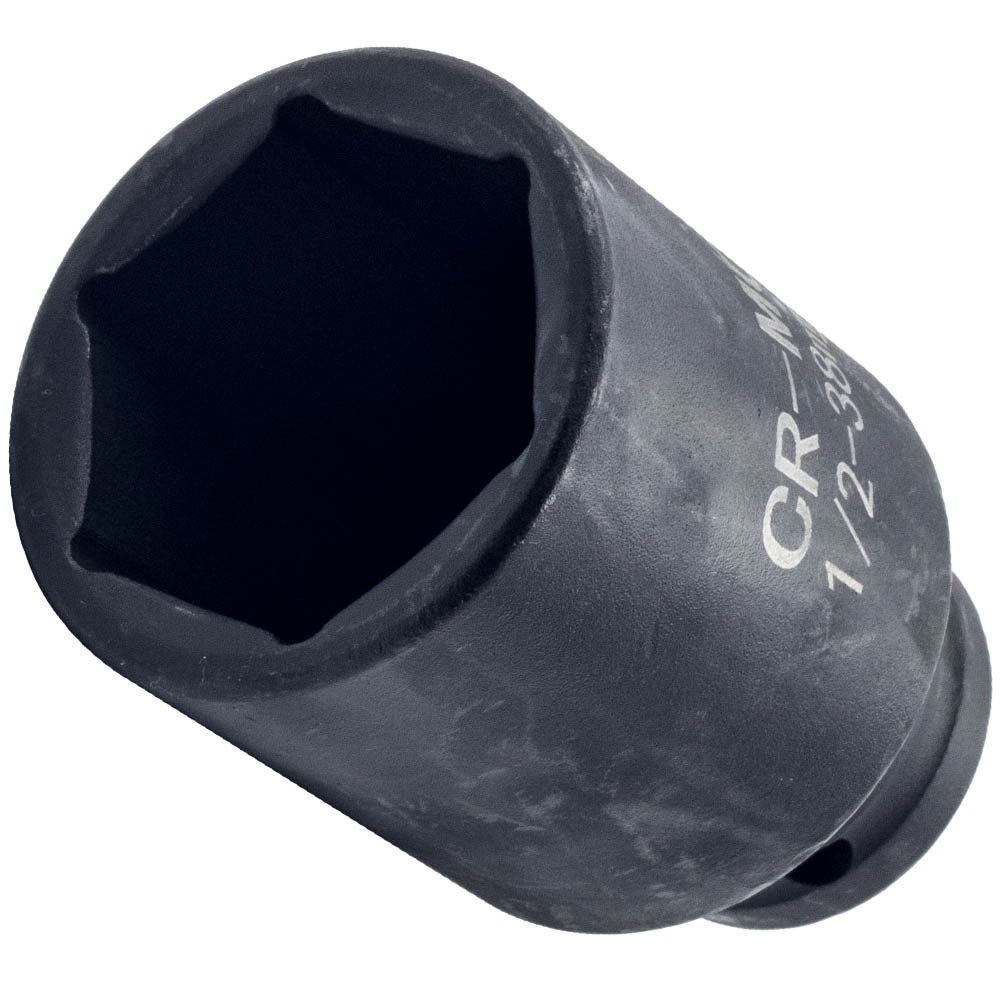 5x 1/2» Drive 6 POINT Deep Spindle Axle Nut Socket Kit 33 34 35 36 38mm