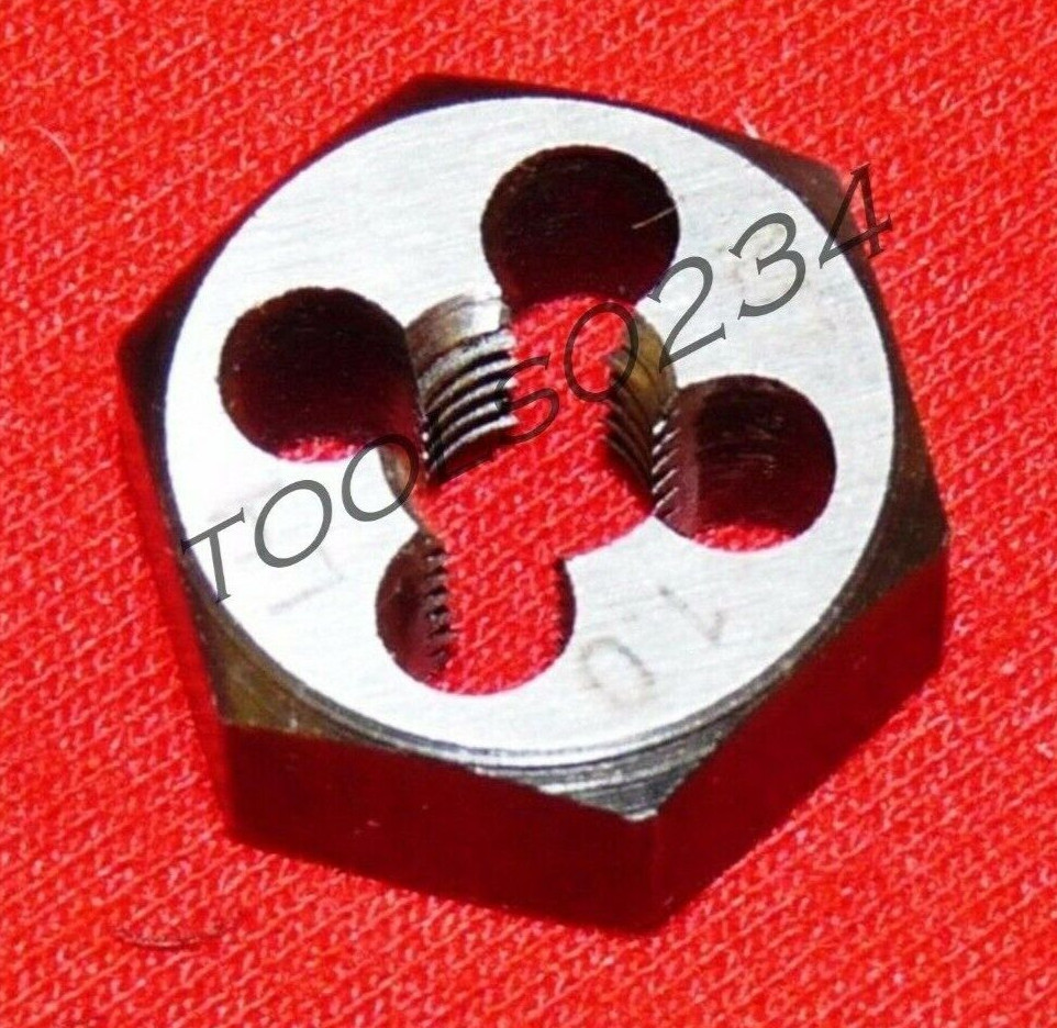 M7 X 1.0 7MM LEFT HAND x .62″ Hex Rethread Die Alfa MHD70758LCS LH Metric