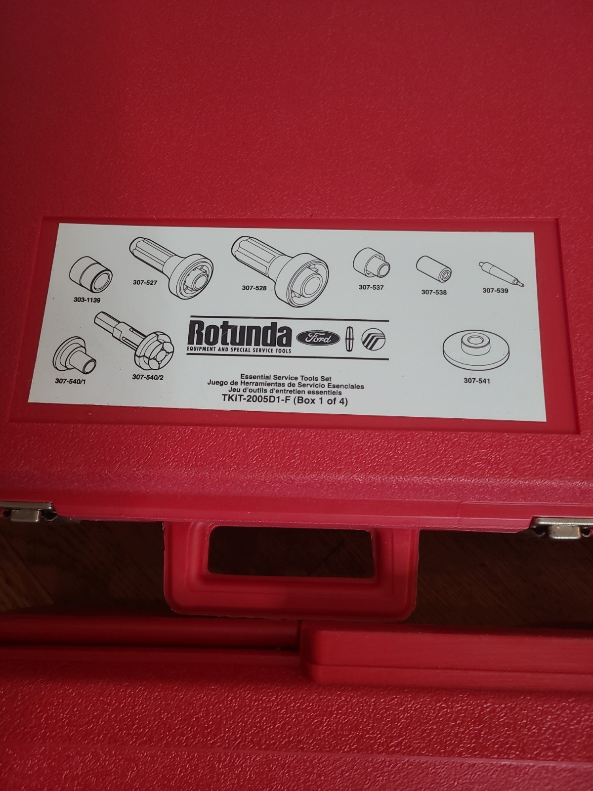 Rotunda/Ford TKIT-2005D1-F(Box1,2,3and4) Essential Service Tools