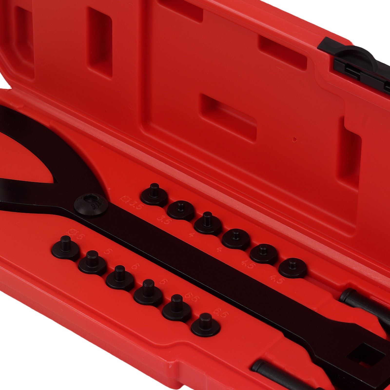 Adjustable Variable Pin Spanner Wrench Tool 1/2″ Drive 3.2-12.7cm Steel Set