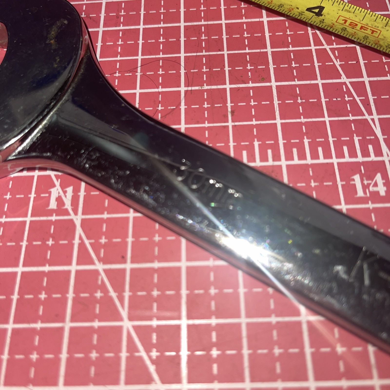 NOS K-D USA 61630 30 x 27 MM Metric Open End Wrench Vintage KD 30MM 27MM