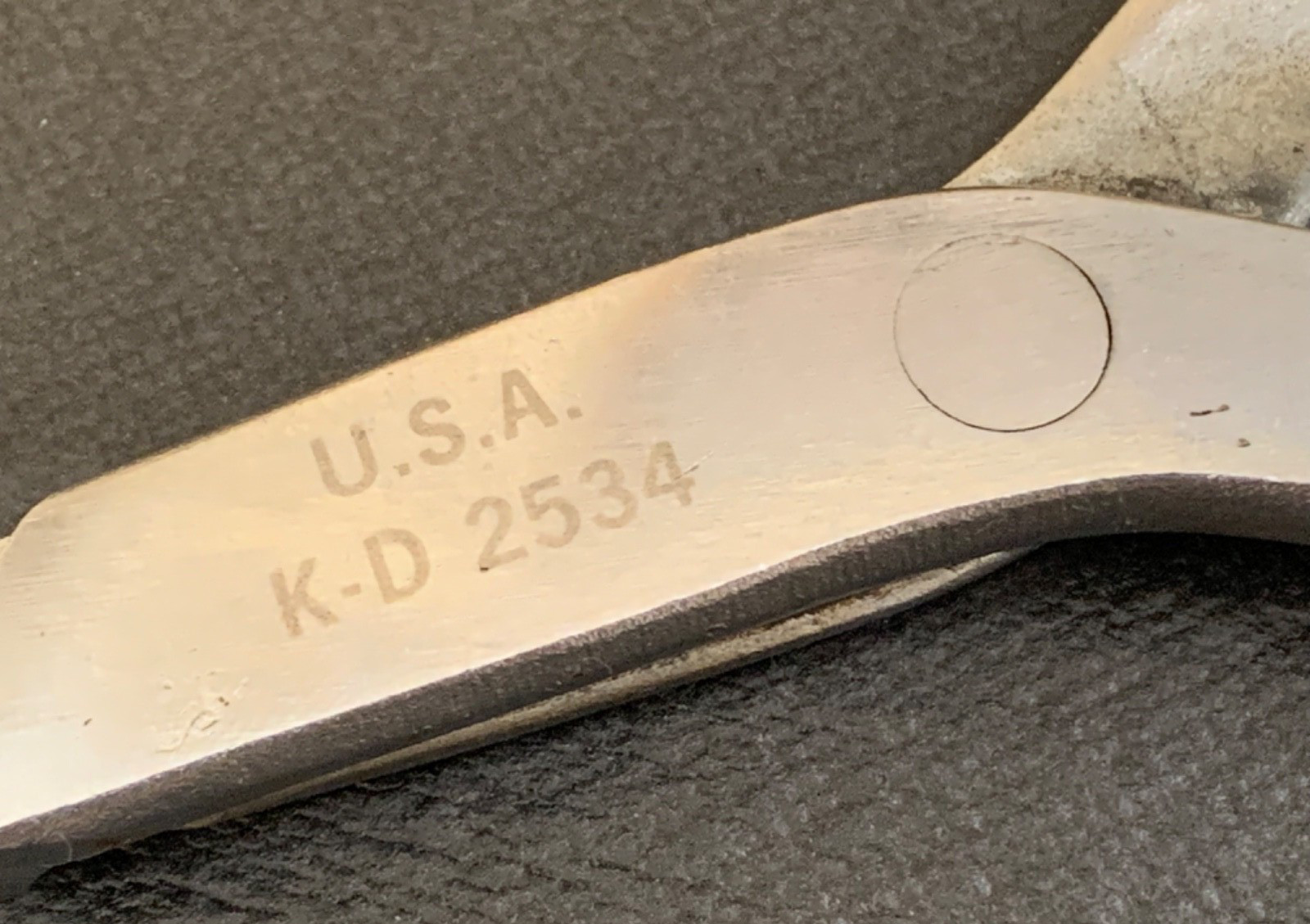 Vintage K-D Tools 2534 Fixed Tip External Lock Ring Pliers Made in USA