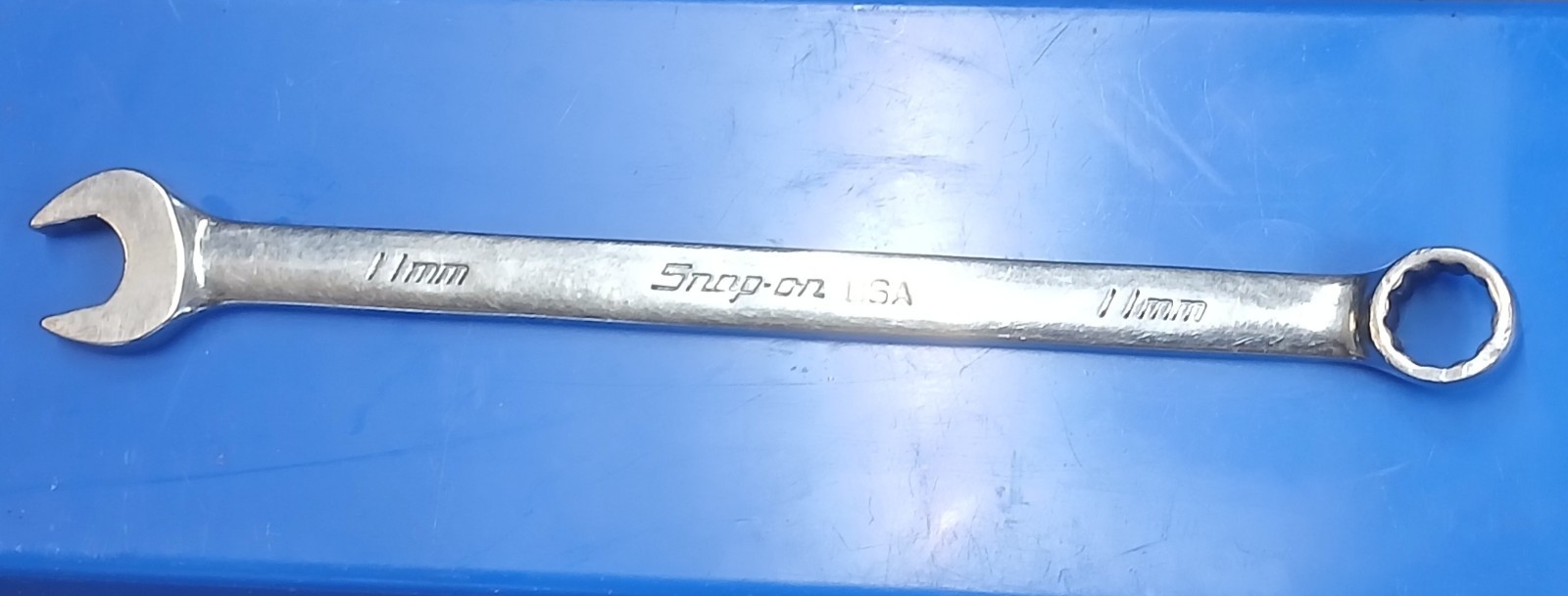 Snap On SOEXM11 – 11mm Standard Handle Flank Drive Plus 12Pt Combination Wrench