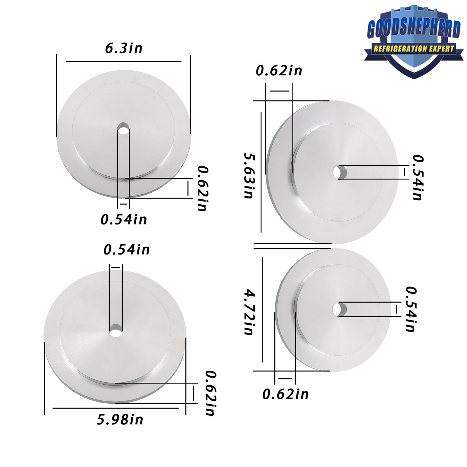 Truck Hub Seal Installer Kit For Class 7 Class 8 Duty Road Trucks Trailers 61850